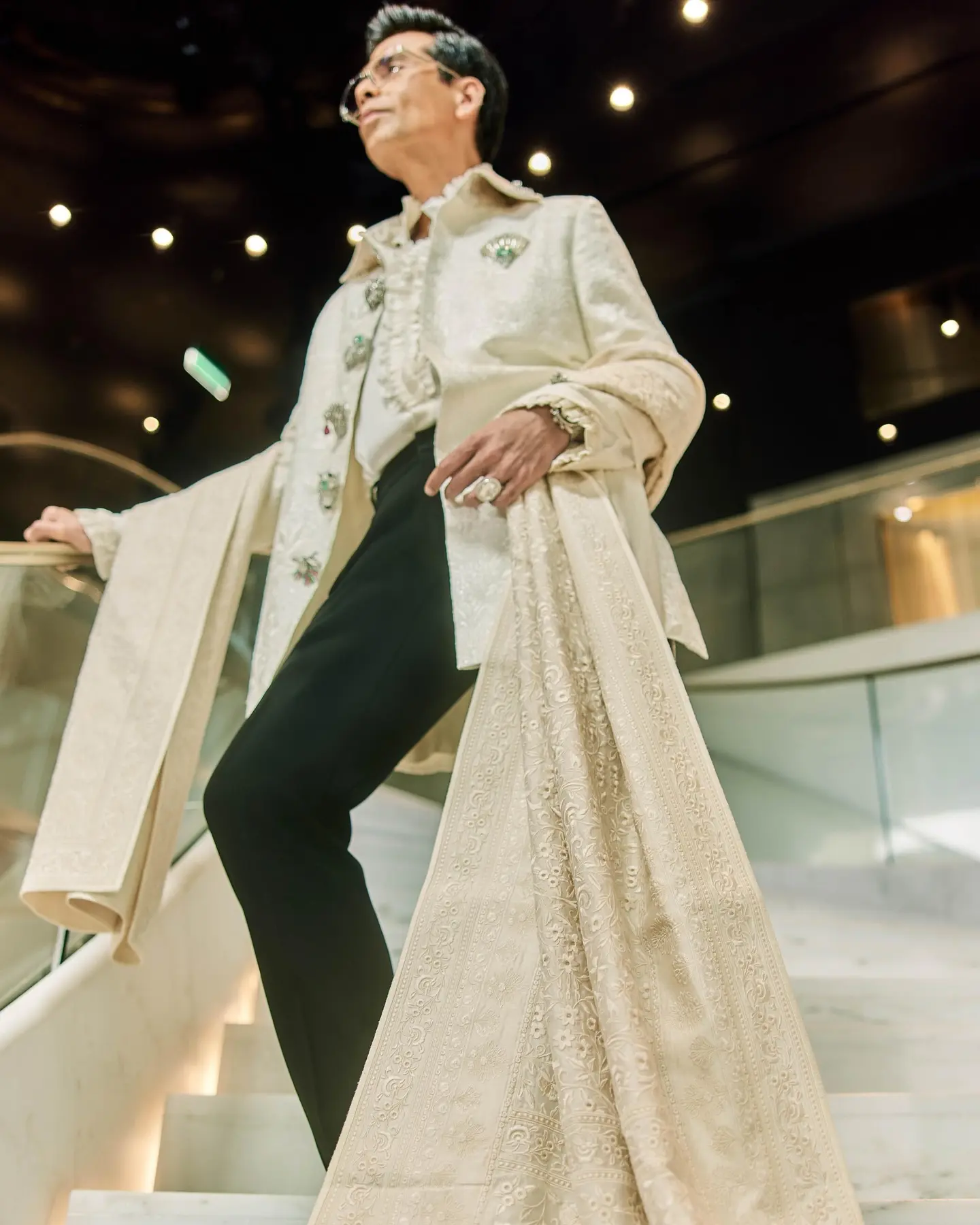 Karan Johar Stuns In Heritage Couture At Cannes