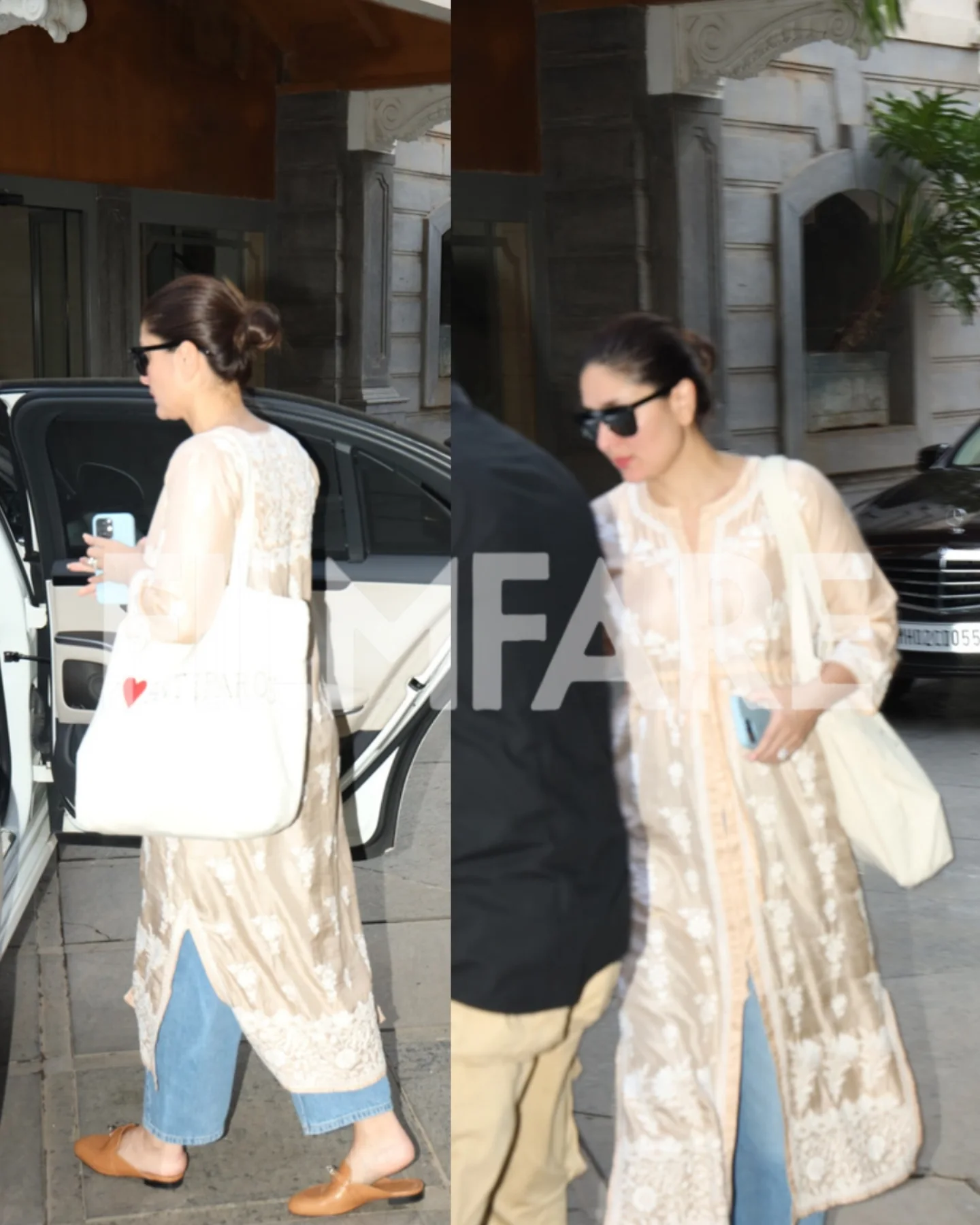 Kareena Kapoor Khan Spotted In Bandra Star captured mid-city beauty through a rare Filmfare lens showcasing elegant charm. - Wow