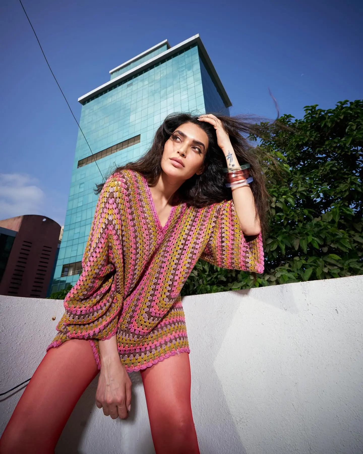 Karishma Tanna Stuns With Bold Red Alert Look