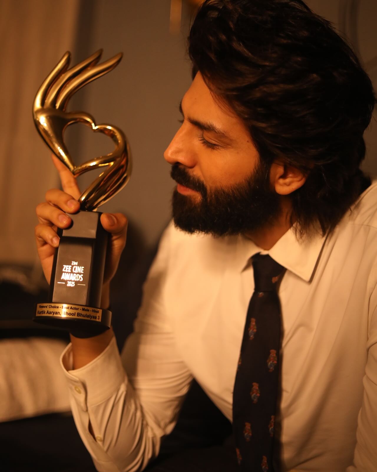 Kartik Aaryan Sweeps Dual Awards At Zeecine 2024