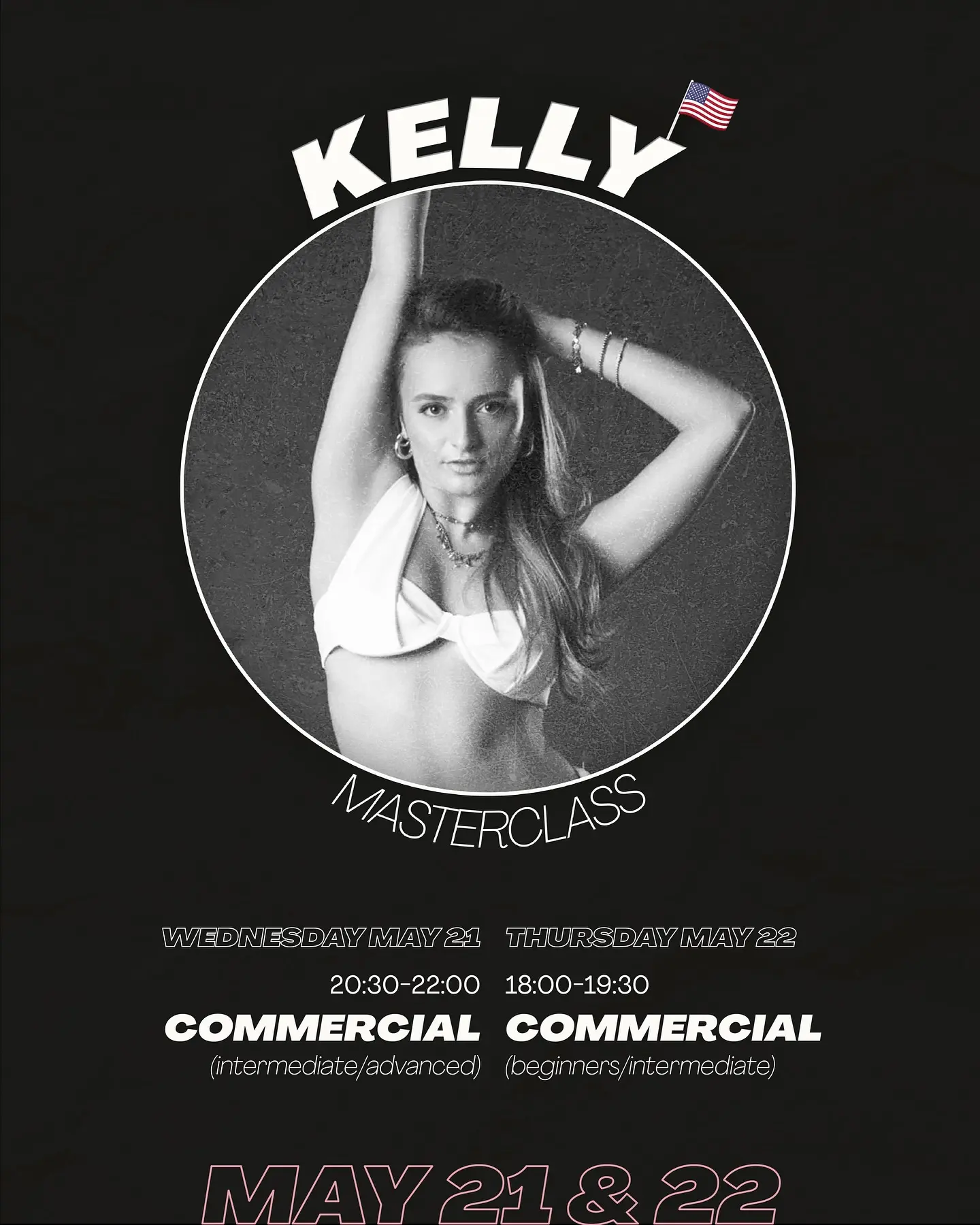 Kelly Sweeney Dance Masterclass Announced Experience Kelly Sweeney's dynamic dance masterclass on May 22; secure your discount now!!!