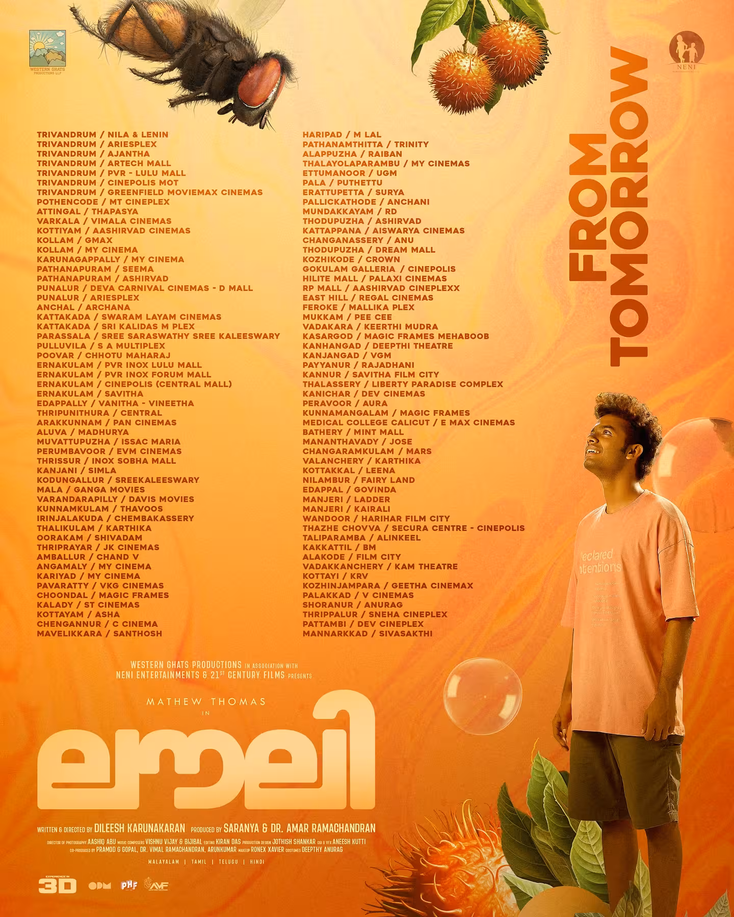 Kerala Theatre List For Upcoming Film Releases Mathew Thomas Presents A Detailed Kerala Theatre List For Film Goers In The State 2023!!!