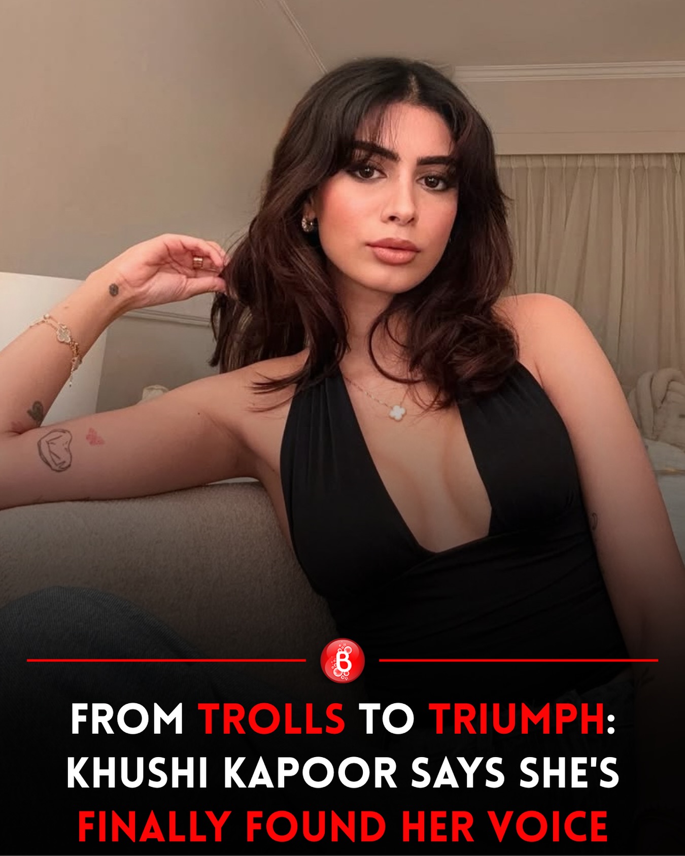 Khushi Kapoor Finds Her Voice Amid Online Criticism Empowered star rises above legacy pressures and harsh reviews with resilient clarity!!!!!