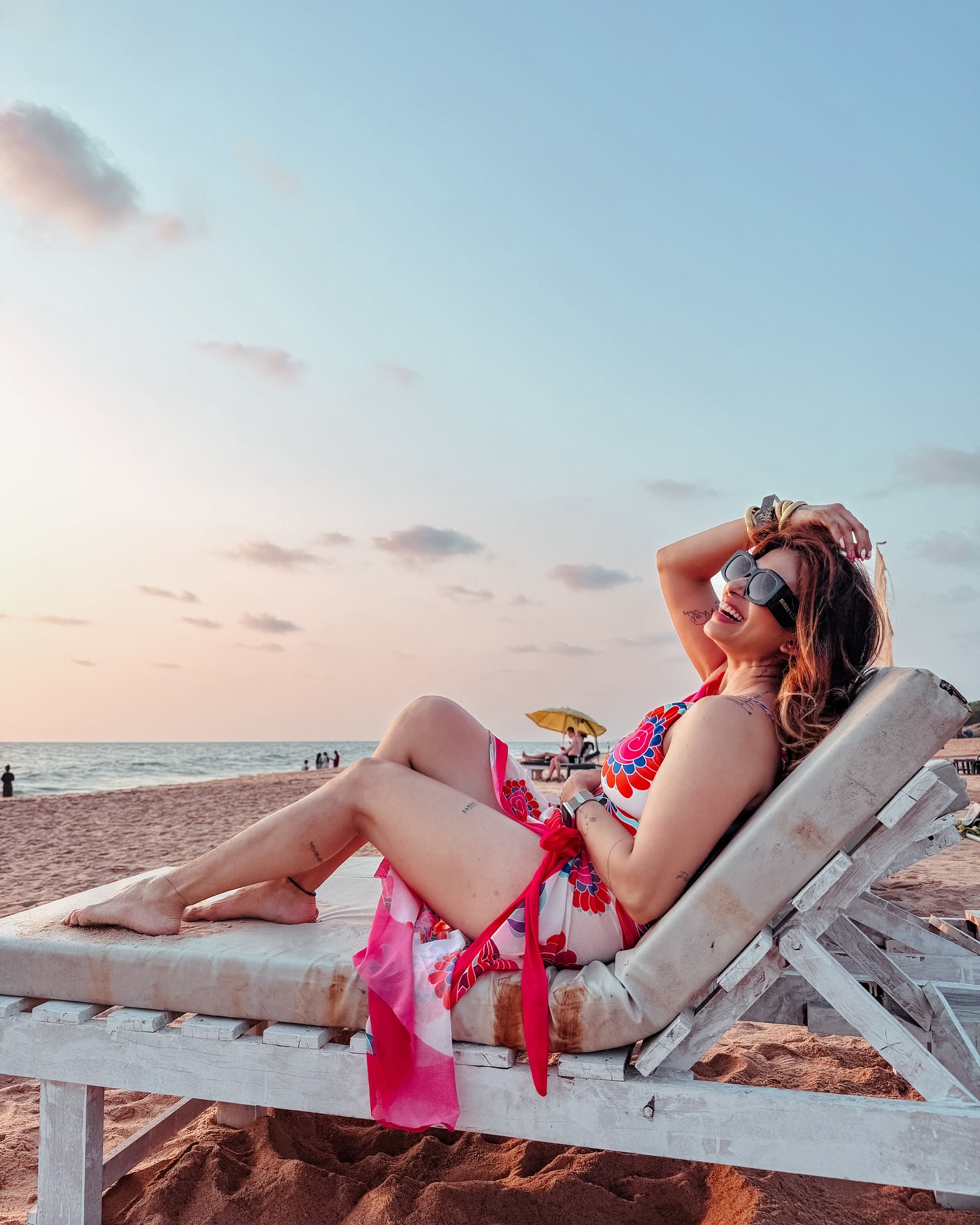 Kishwer Merchant Rai Enjoys Sunny Beach Getaway Radiant summer vibes shine as the famed icon relishes coastal elegance with pure bliss now.