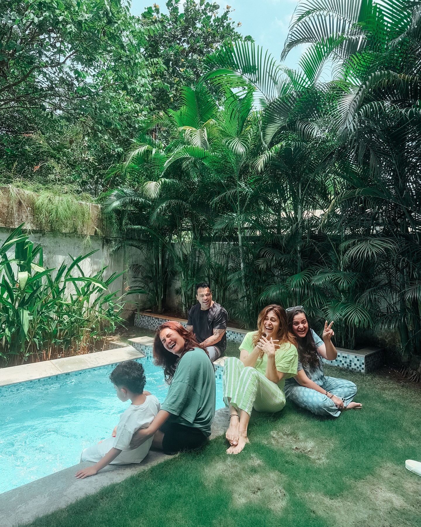 Kishwer Merchant Rai Enjoys Villa Anasa Stay