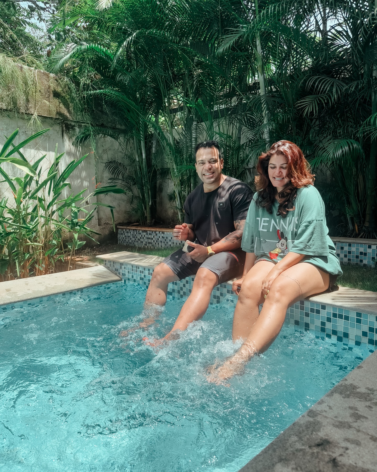 Kishwer Merchant Rai Enjoys Villa Anasa Stay