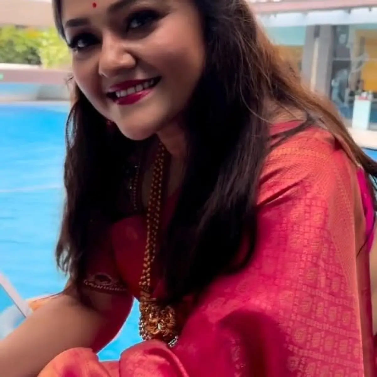 Tollywood beauty exudes elegance and charm in a captivating social media display today!