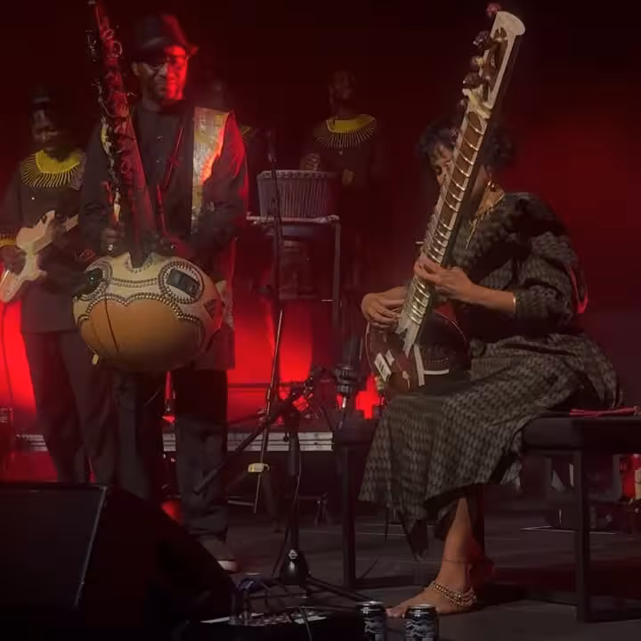 Kora And Sitar Unite On Stage