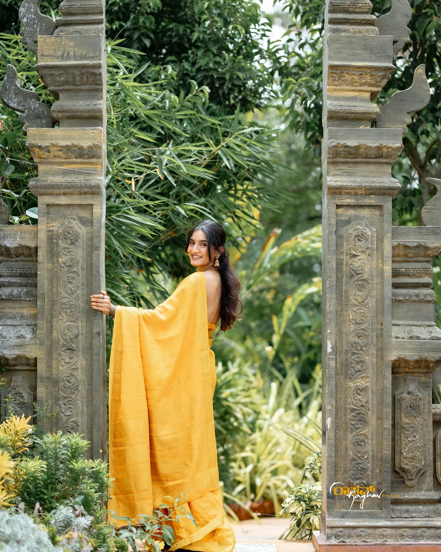 Krishi Thapanda Stuns In Traditional Saree Look Model and influencer Krishi Thapanda showcases elegant traditional style with modern edges.