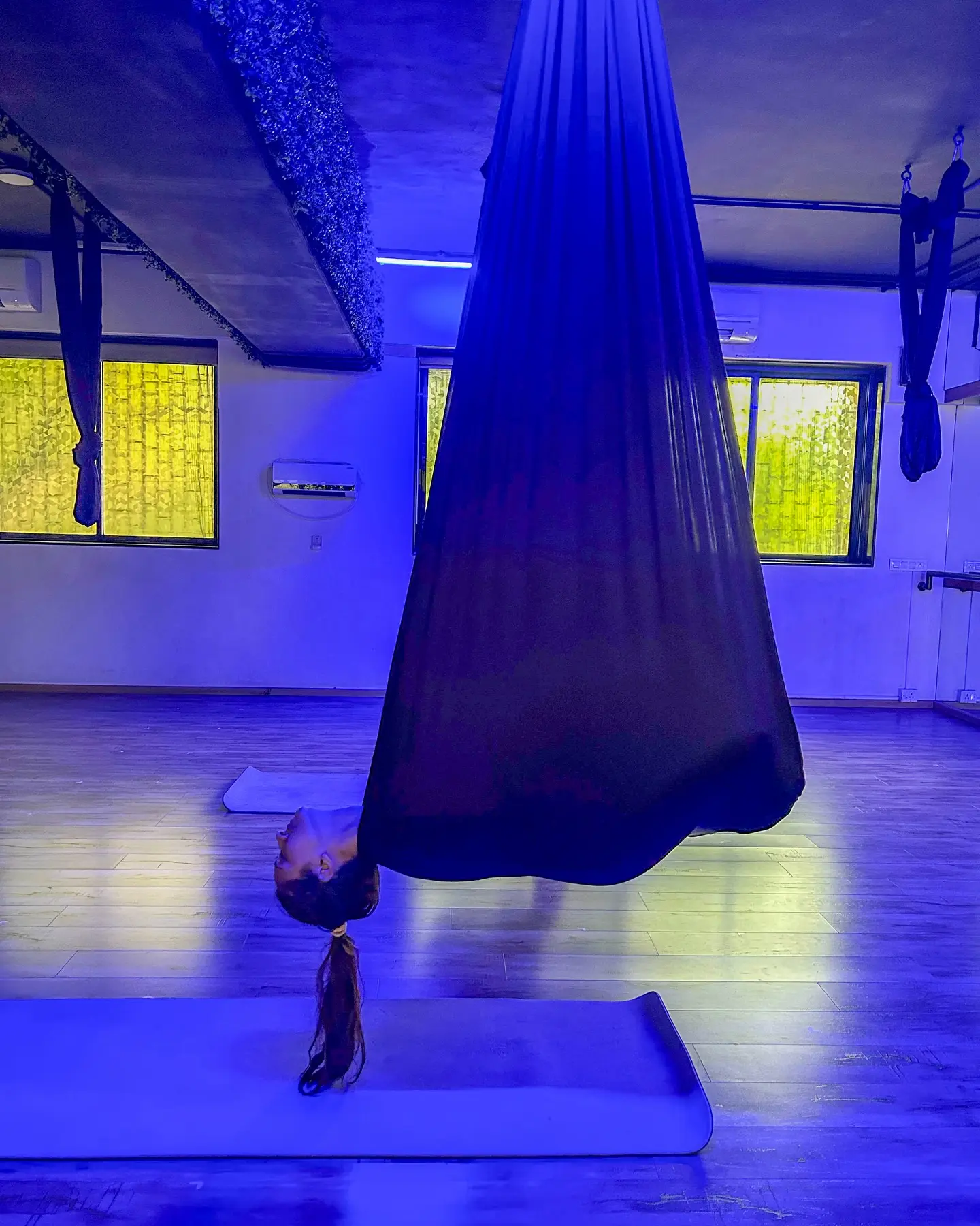 Krissann Explores Aerial Yoga For A Fresh Start