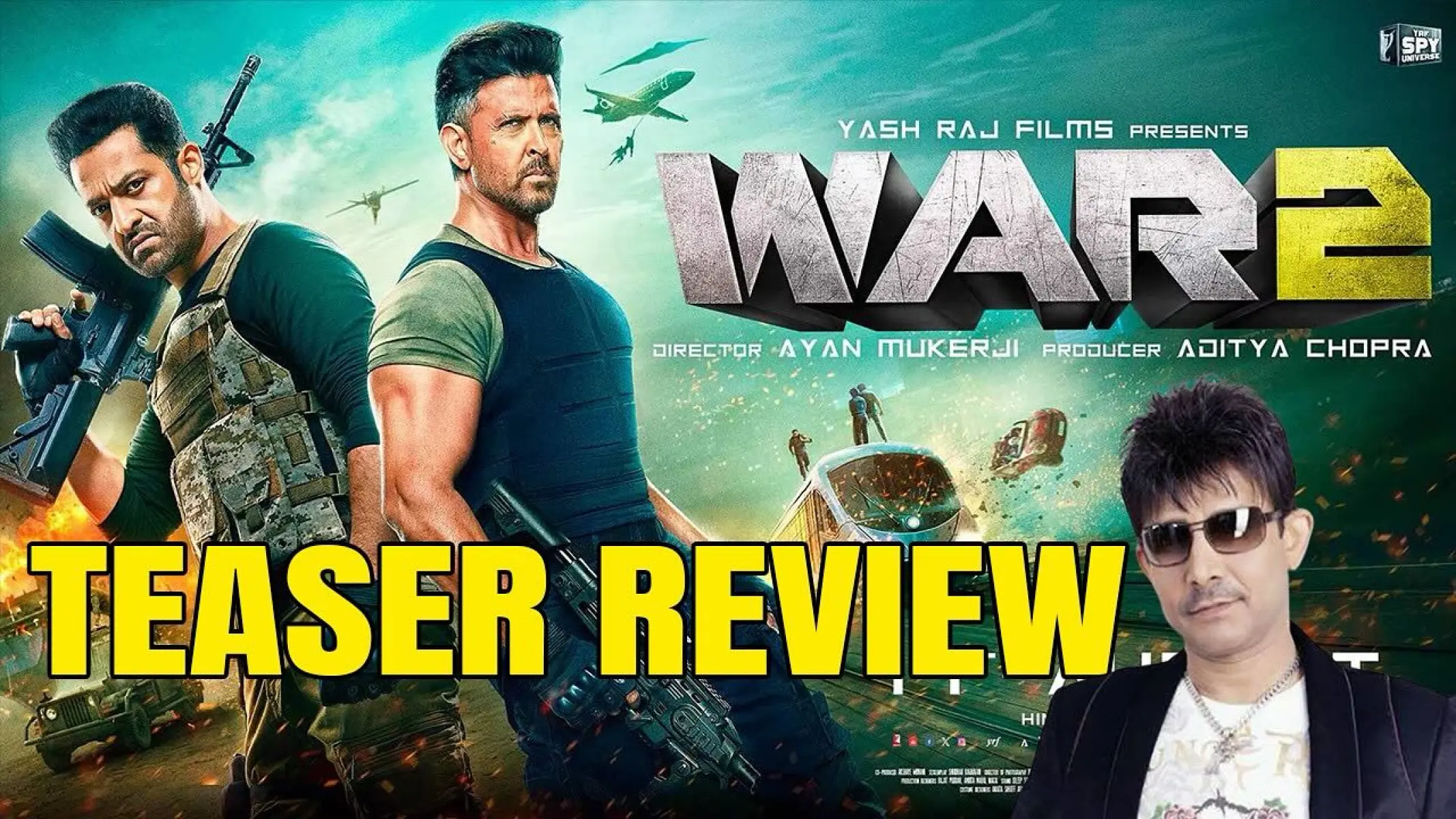 KRK War 2 Teaser Review Sparks Buzz KRK delivers a bold take on the War 2 teaser, igniting debate and buzz among film fans now