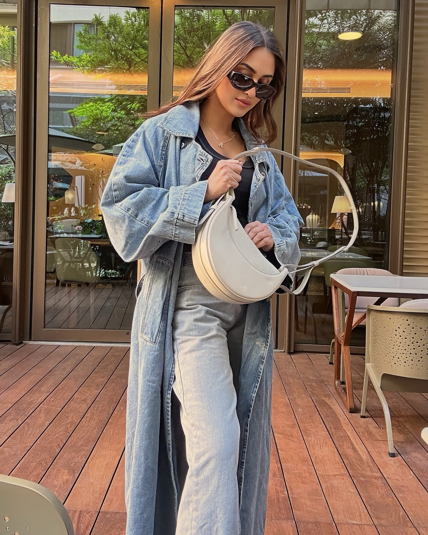 Krystle D’Souza Embraces Paris Vibes In Denim Trench Bollywood icon dons chic denim trench while channeling lost Paris memories with flair!!!!!