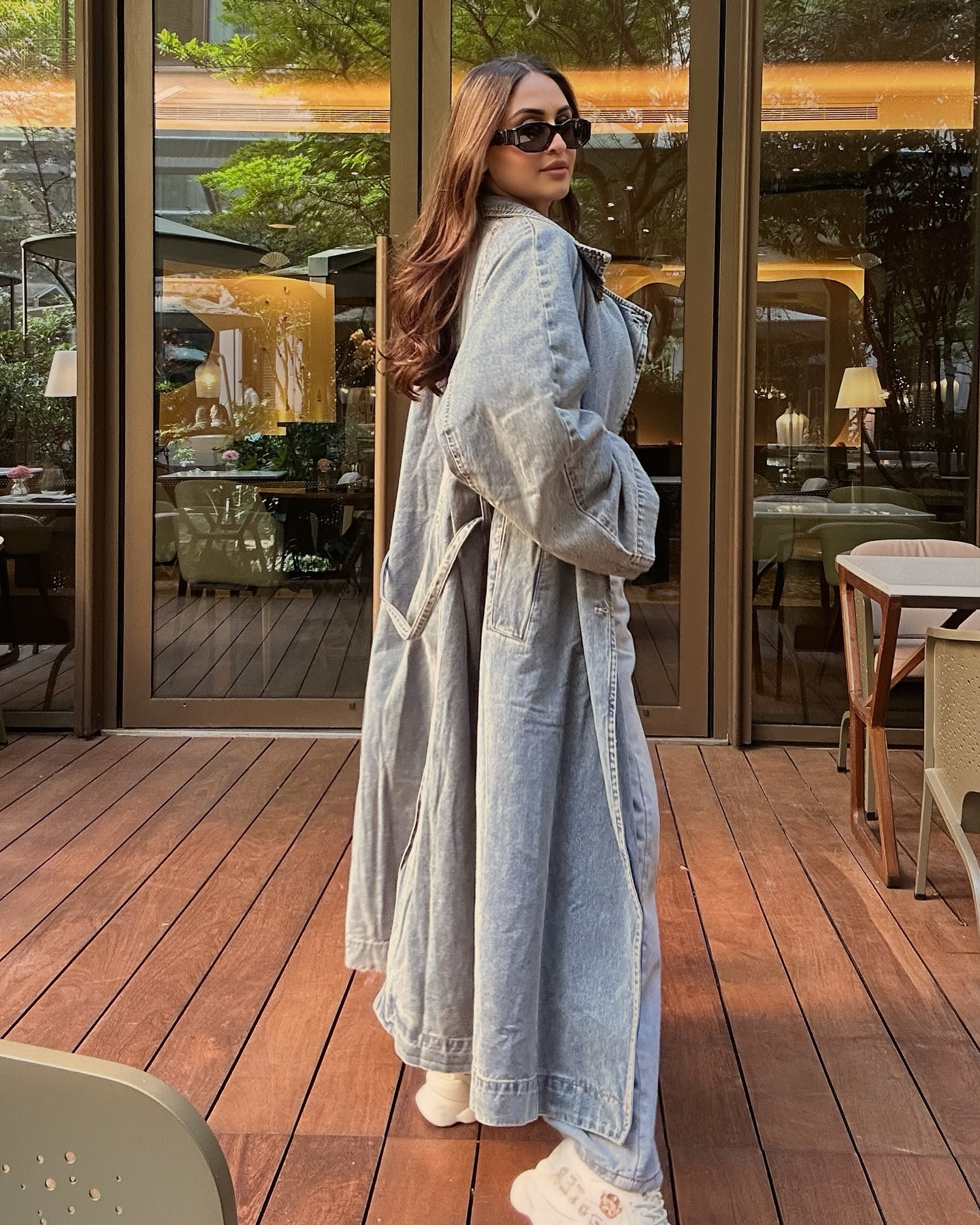 Krystle D'Souza Embraces Paris Vibes In Denim Trench