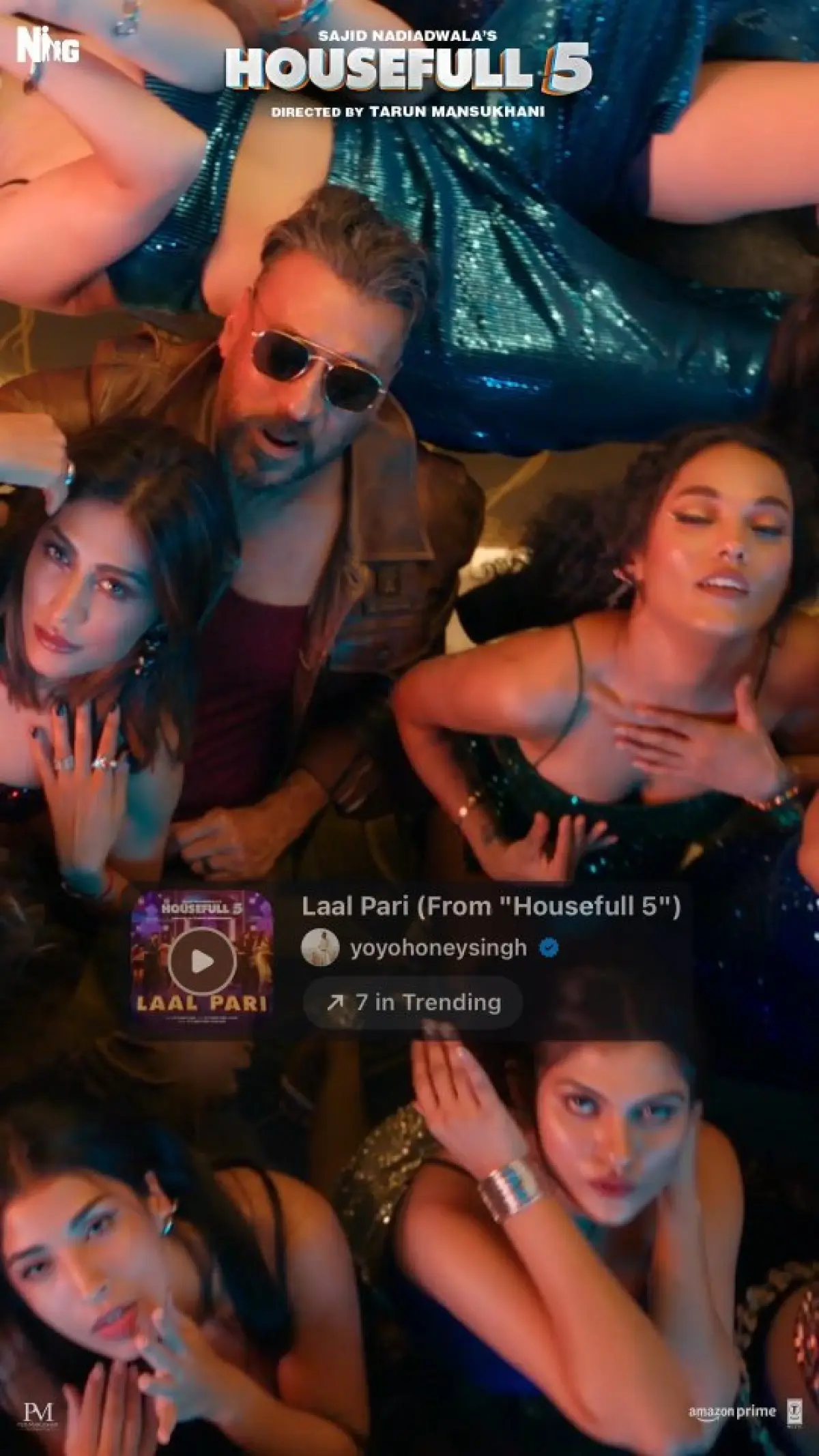Laal Pari Audio Tops Instagram Charts New sensation tops socials, fueling buzz as Housefull5 nears—fans go wild! Now trending!!