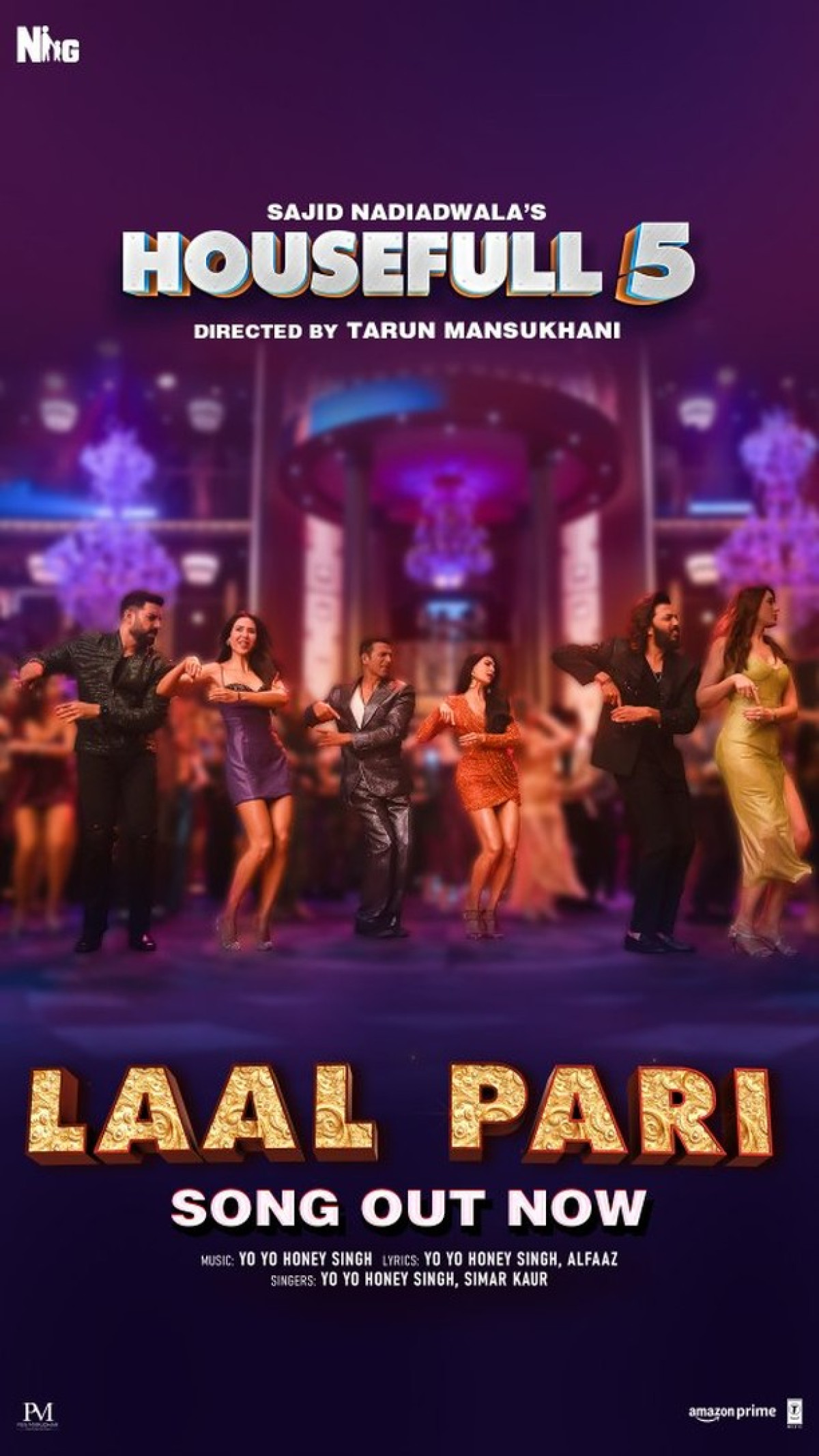 Laal Pari Ignites Buzz For Housefull 5 Dynamic tunes and wild antics pave the road to an anticipated blockbuster comedy release.!