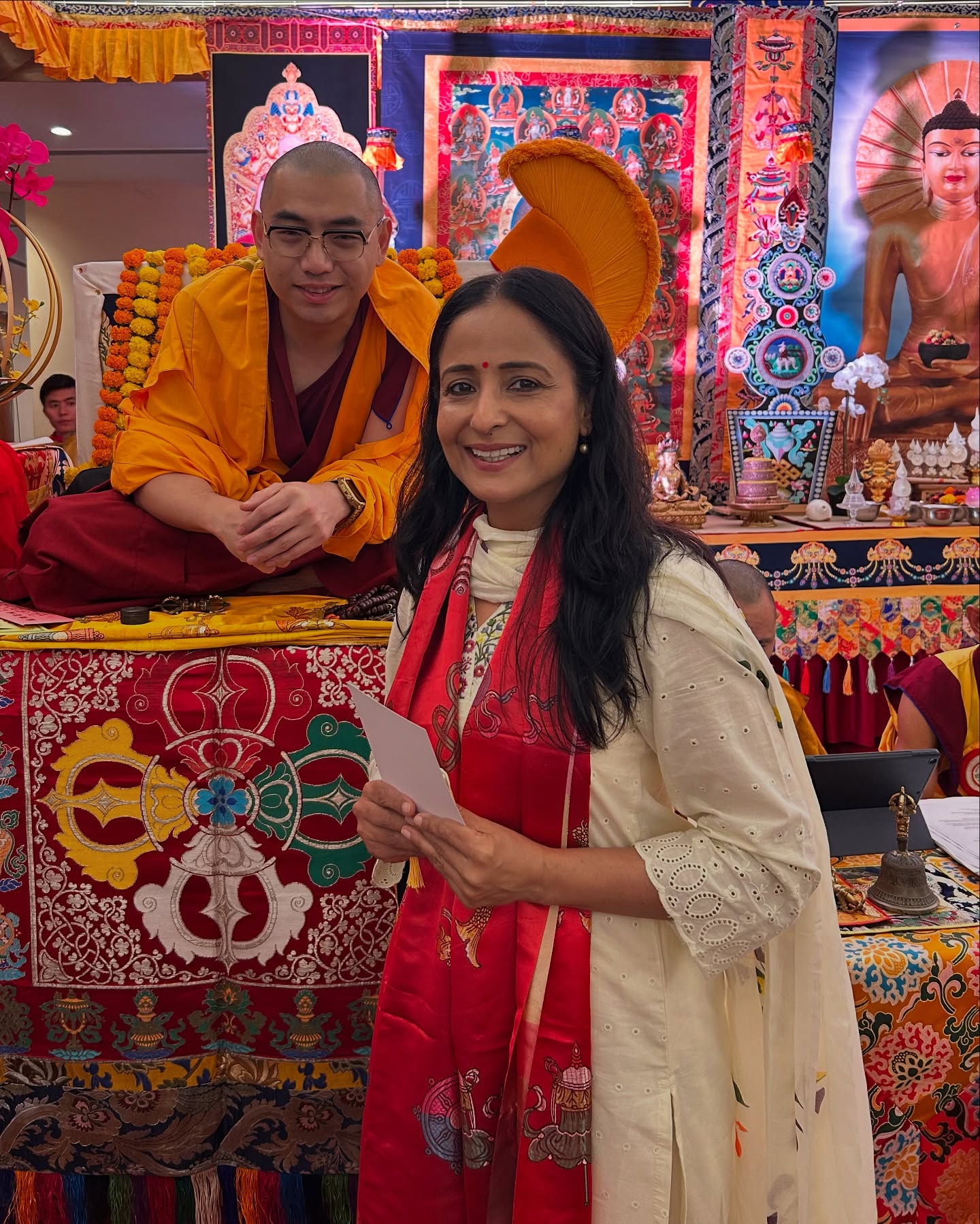 Notable actor and image consultant Lataa sends serene wishes and thanks on Buddha Purnima!