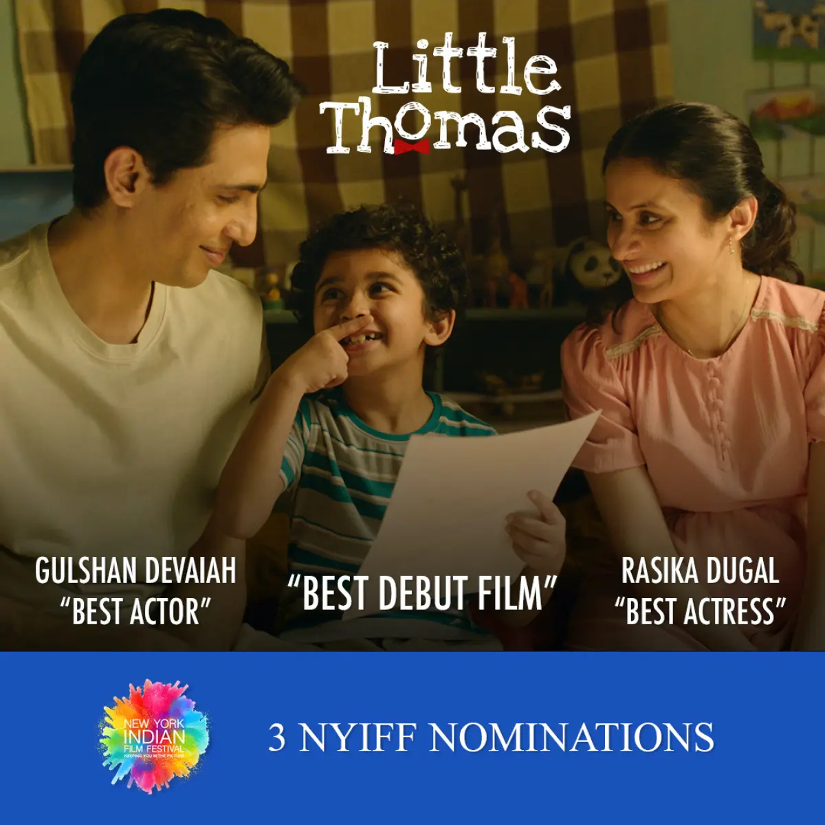 Little Thomas Nominated At NY Indian Film Fest Celebrating three nods for Little Thomas, a cinematic blend of talent and vision - Trendy