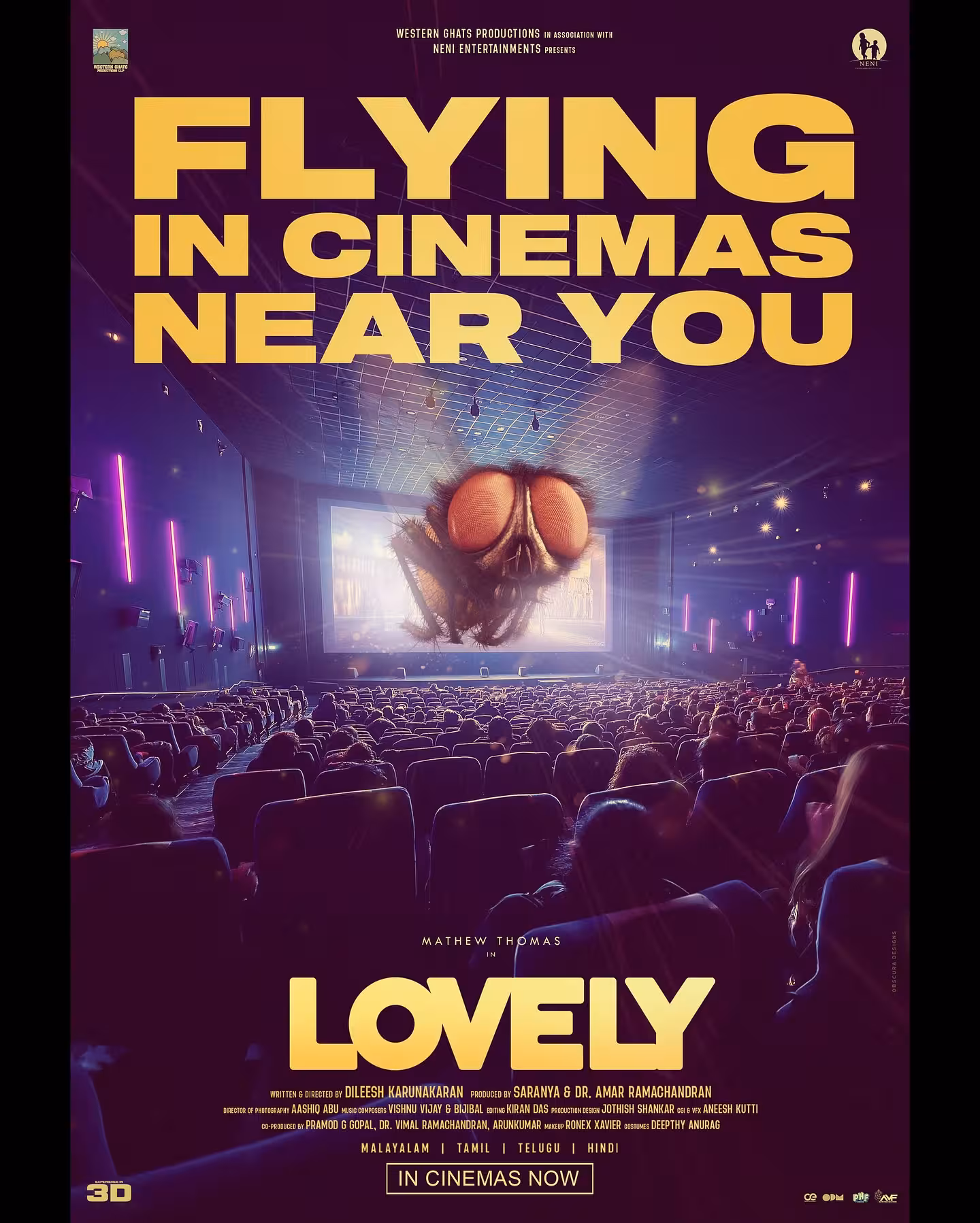 Lovely In Cinemas: Mathew Thomas Shines Experience groundbreaking 3D cinema with a stellar performance and share your review now!!
