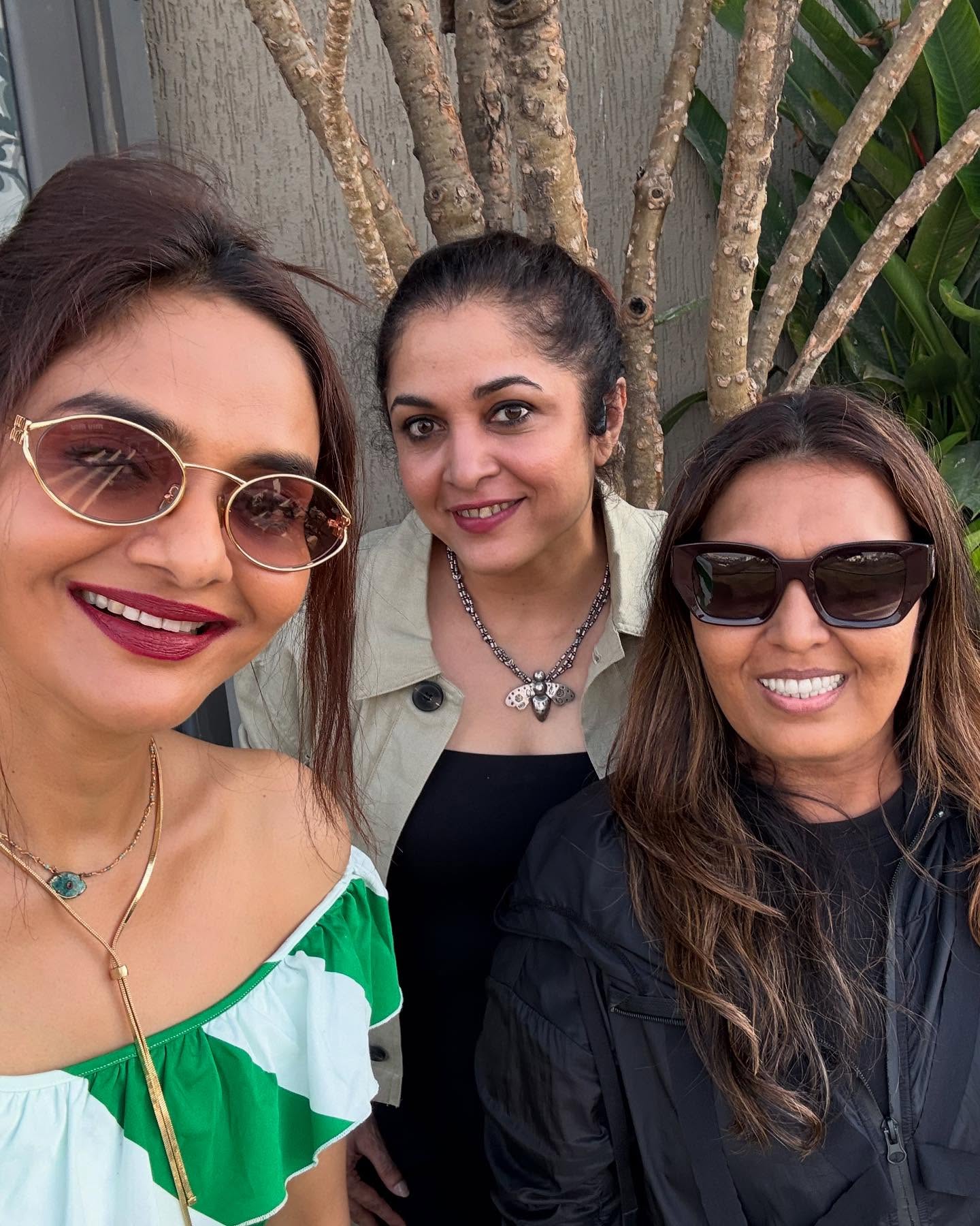 Beloved Bollywood icon Madhoo shares a tender moment with fans in a vibrant Instagram post