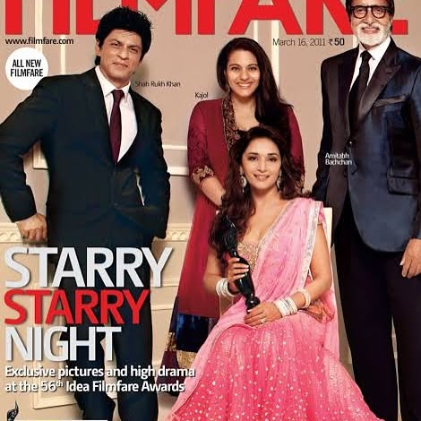 Madhuri Dixit's Birthday Tribute With Iconic Filmfare Covers