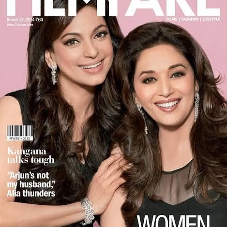 Madhuri Dixit's Birthday Tribute With Iconic Filmfare Covers