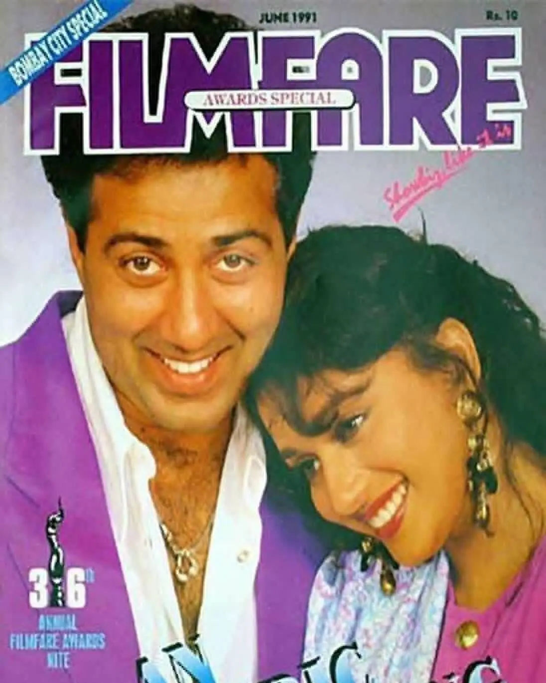 Madhuri Dixit's Birthday Tribute With Iconic Filmfare Covers