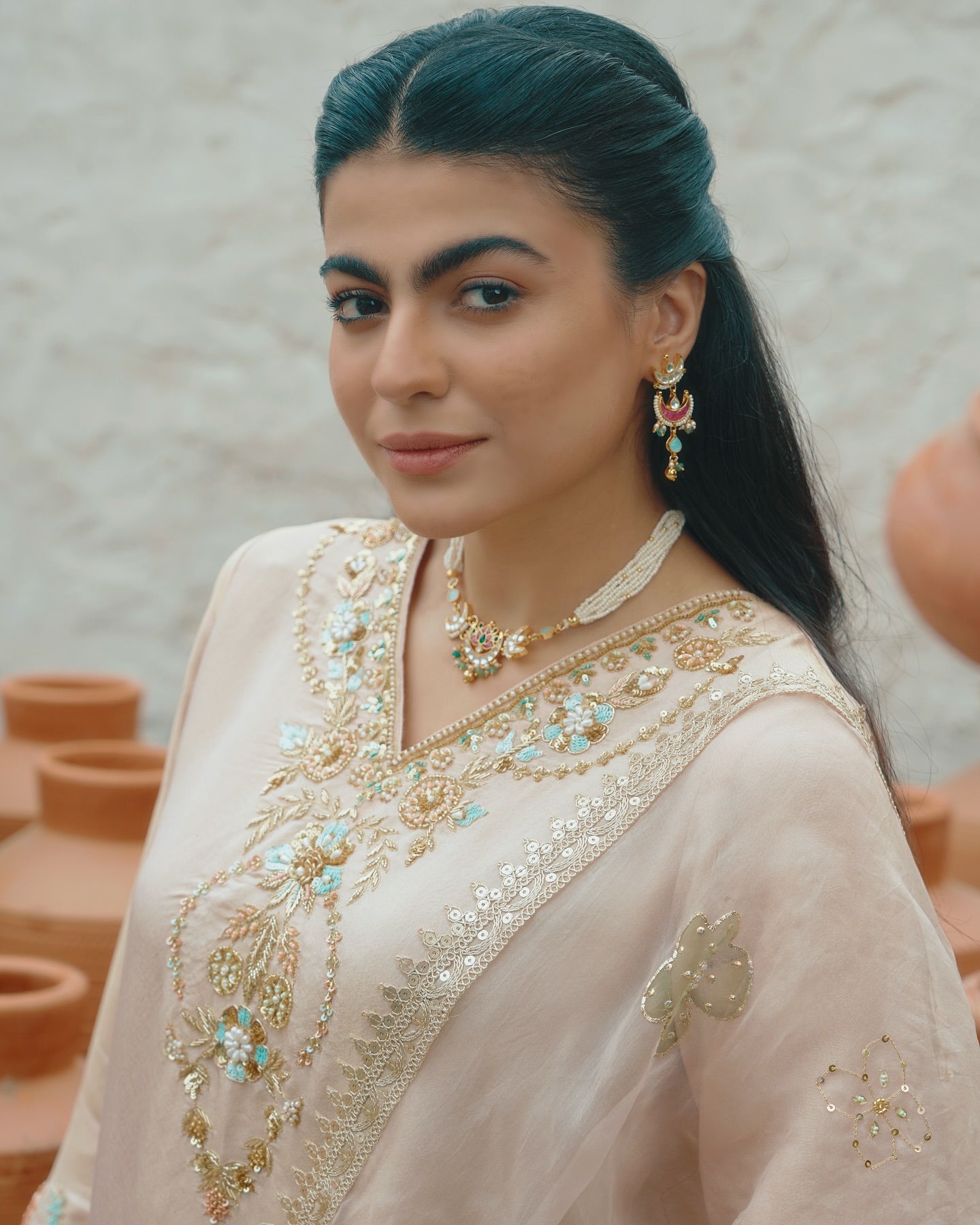 Mahisharma Shines in Bold Dhola Look