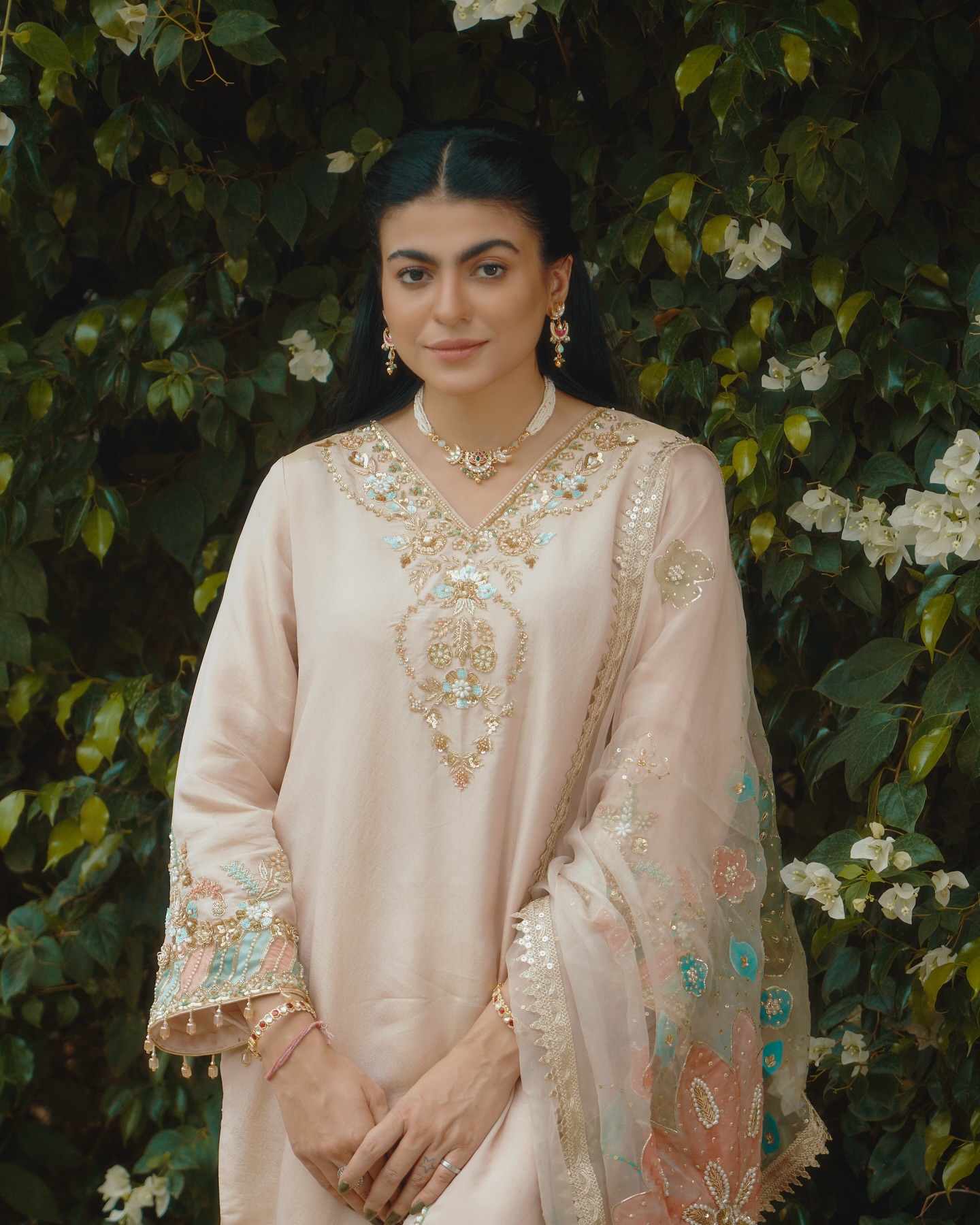 Mahisharma Shines in Bold Dhola Look