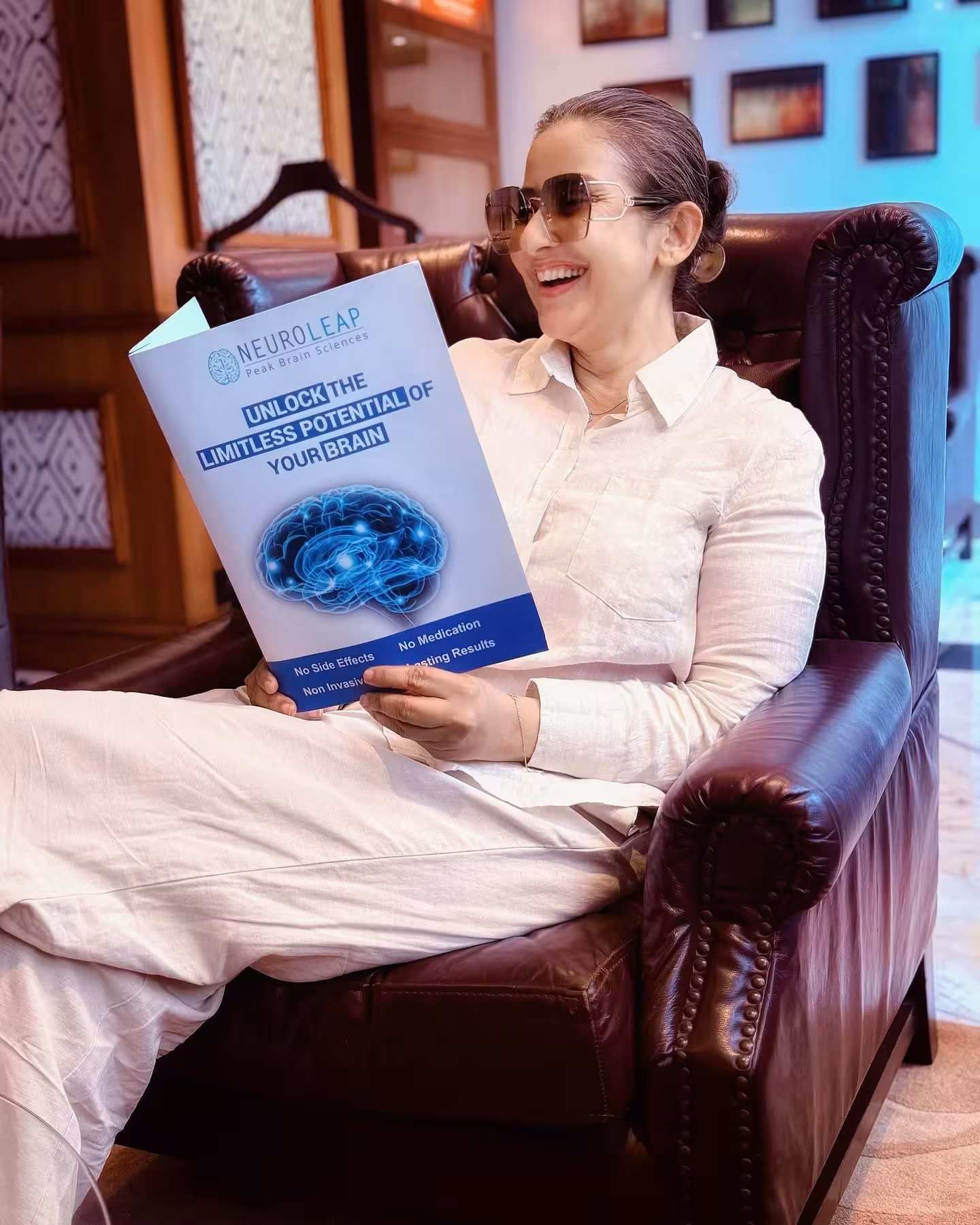 Manisha Koirala Explores Brain Mapping Journey In 30 minutes, she uncovers deep subconscious patterns and adopts holistic wellness today.