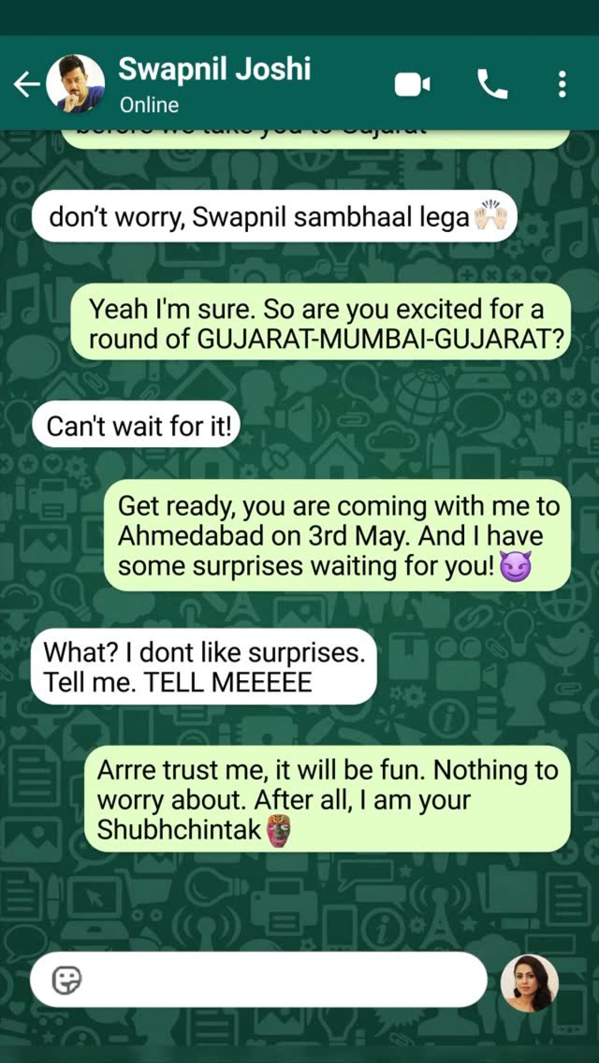 Shubhchintak team celebrates Gujarat and Maharashtra Day with hints of a new release.