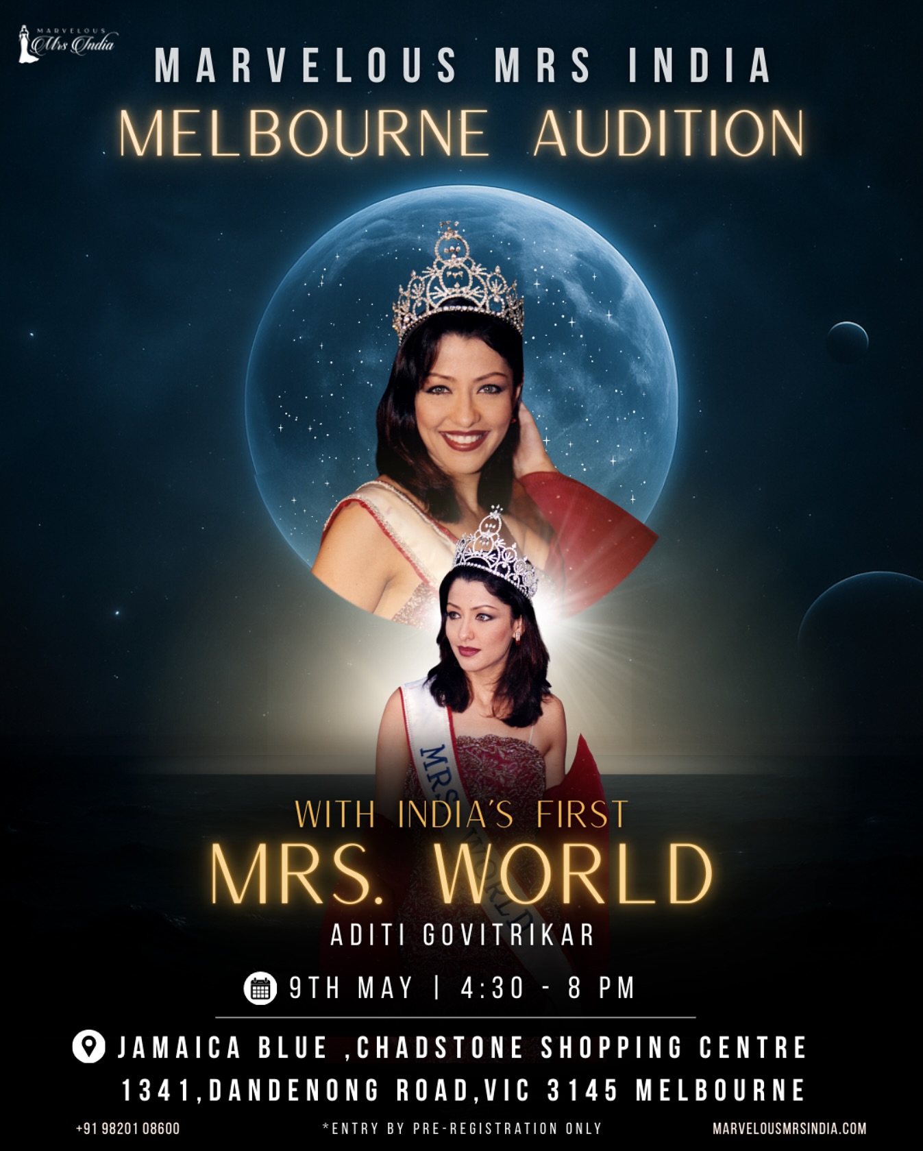 Marvelous Mrs India Auditions In Melbourne Indian women celebrate strength at Melbourne event at Jamaica Blue.