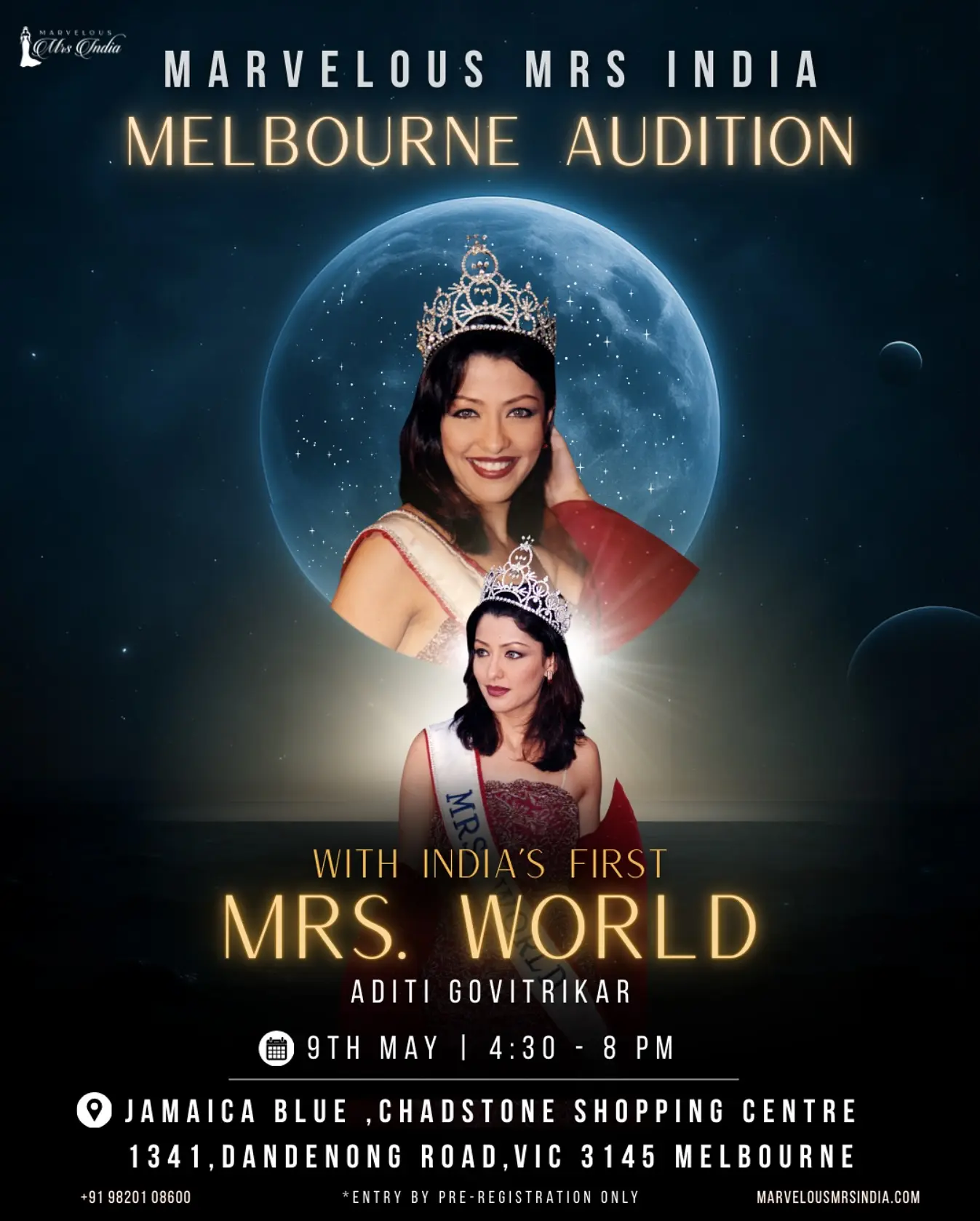 Marvelous Mrs India Auditions In Melbourne Indian women celebrate strength at Melbourne event at Jamaica Blue.