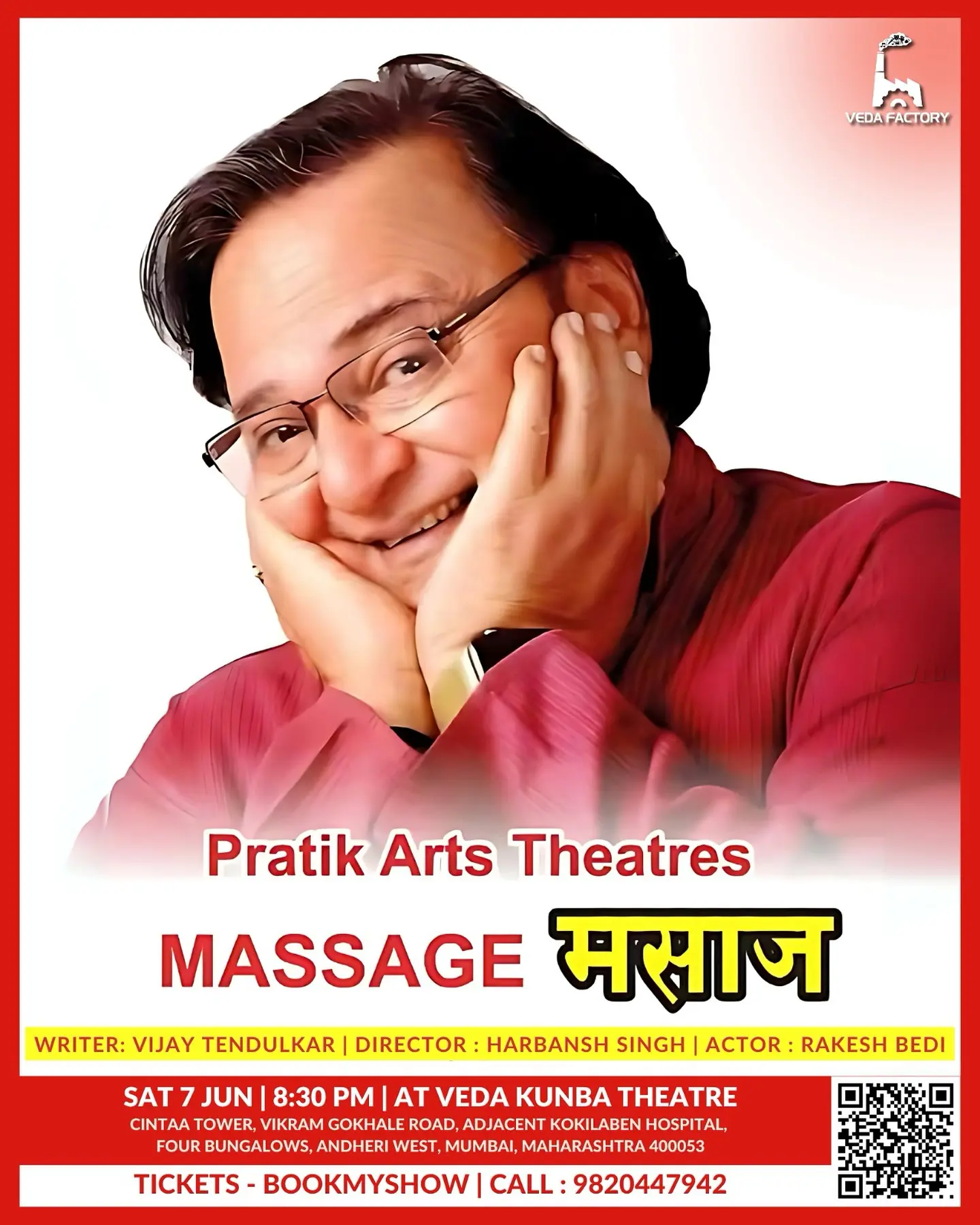 Massage: Rakesh Bedi’s New Play Chronicles The Common Man’s Struggles Exploring the transformative journey of a masseur navigating Mumbai's vibrant labyrinth.