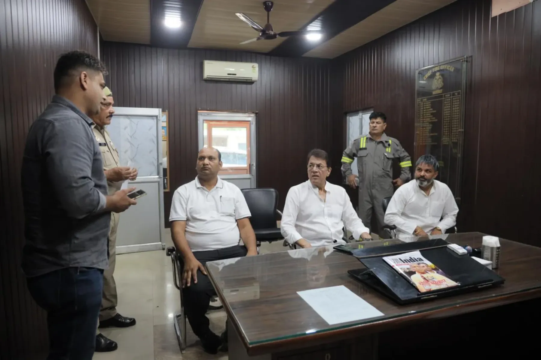 Surprise check at Meerut fire station unveils key insights into safety measures overall!!!