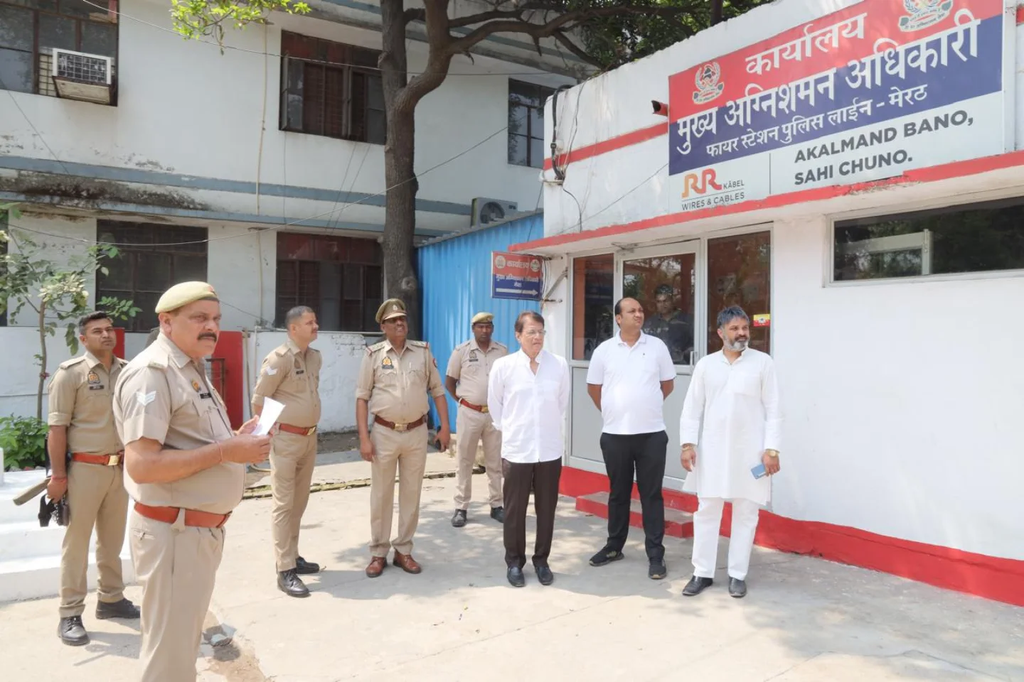 Meerut Fire Station Inspection Highlights Operational Readiness