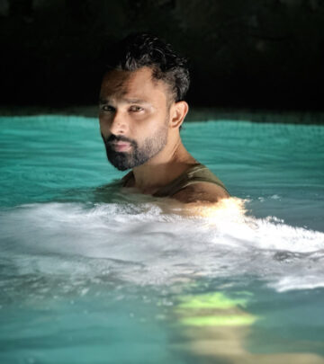 Indian singer Meet Jain takes a breather in a scenic vacay spot, exuding pure chill vibes.