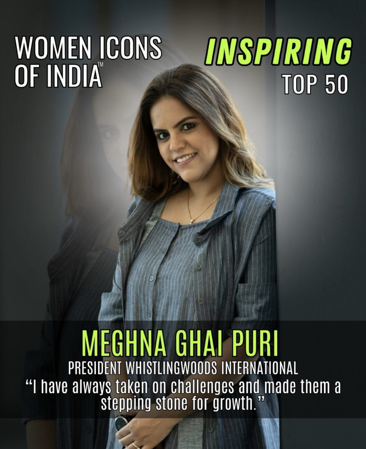 Meghna Ghau Puri: 20 Years Of Creative Vision At Whistlingwoods Honoring legacy of innovation and dedication, a father celebrates his daughter's triumph.