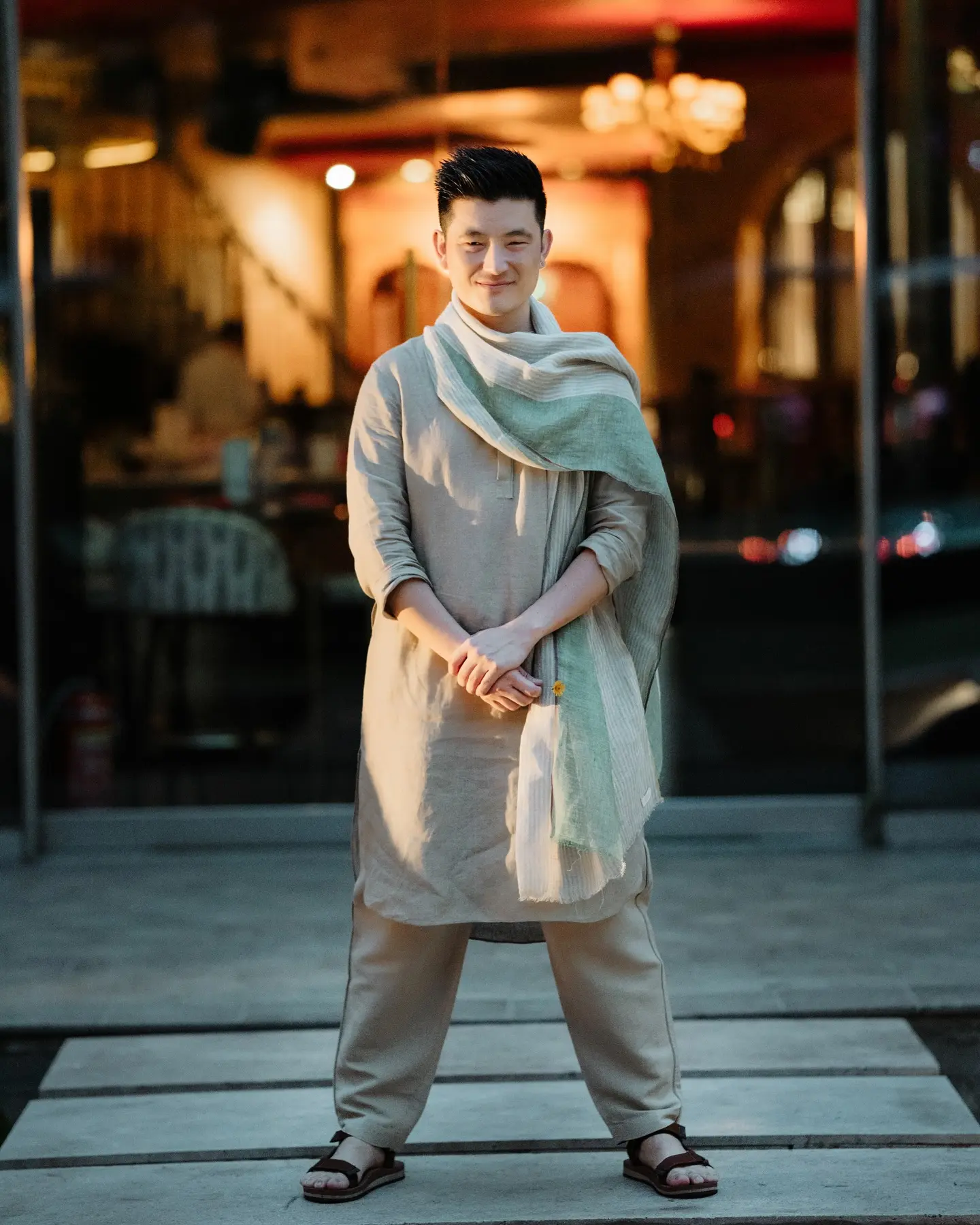 Meiyang Chang Dazzles With Bold Cosmic Look