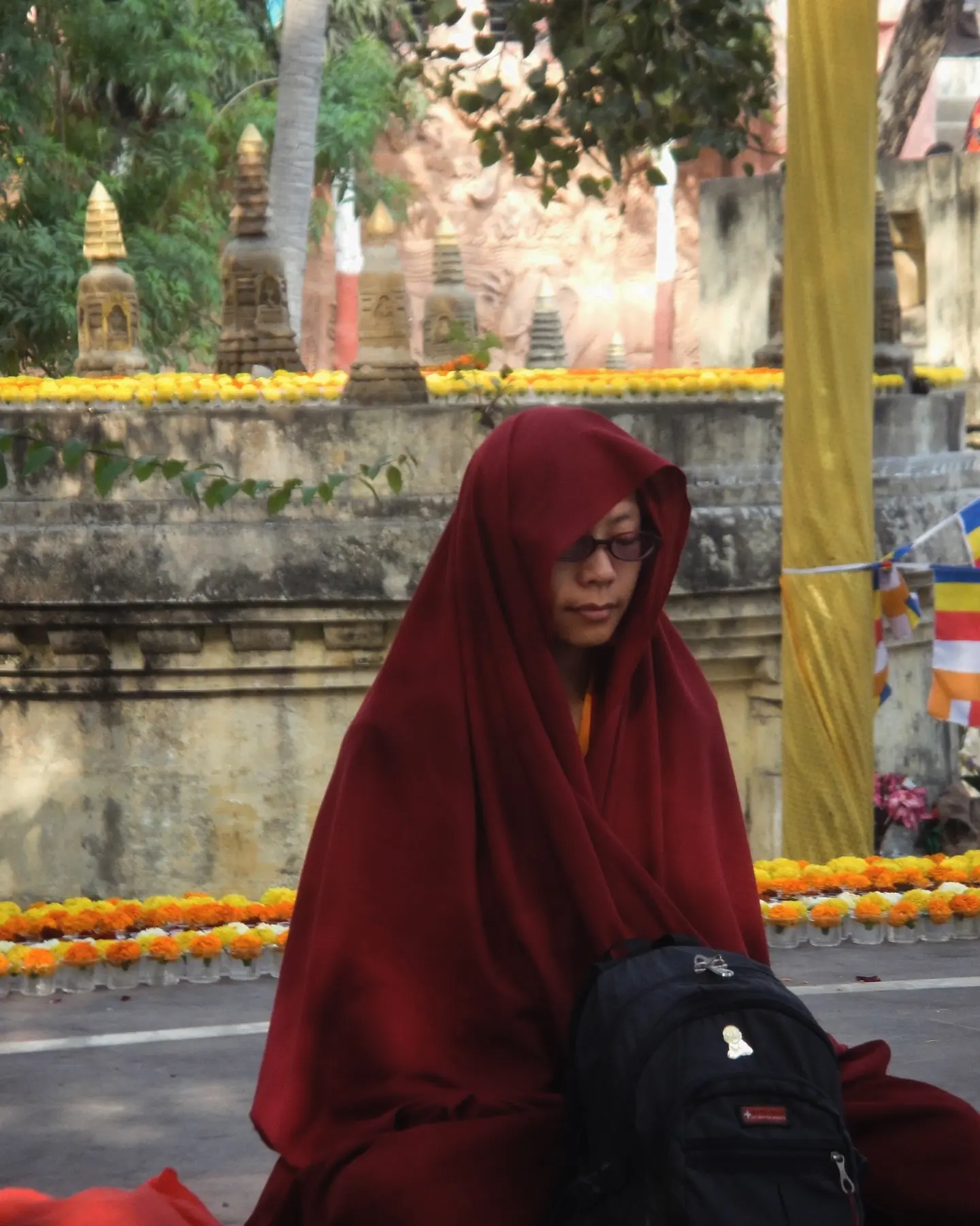 Meiyang Chang Embraces Spiritual Peace In Bodh Gaya
