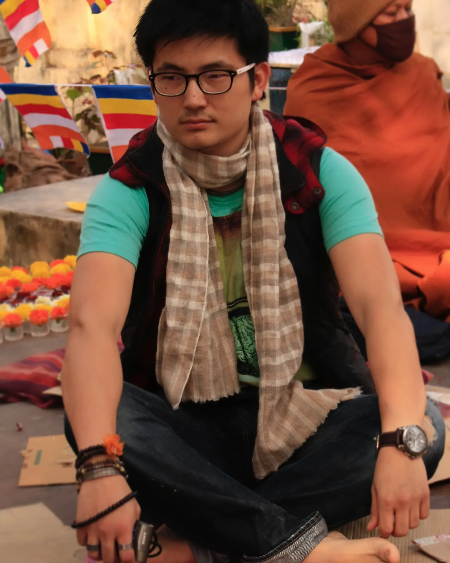 Meiyang Chang Embraces Spiritual Peace In Bodh Gaya