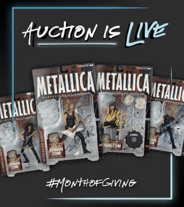 Vintage Metallica memorabilia auction with rare autographs boosts future education, care!!