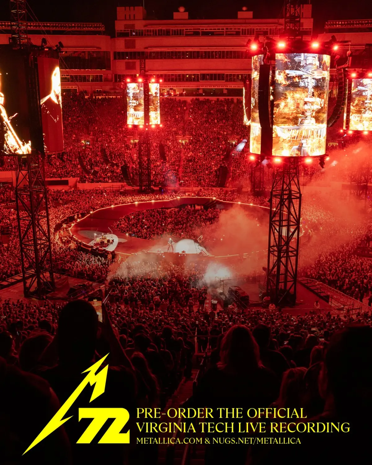Capture the epic Lane Stadium night in this exclusive Metallica live audio pre-order gem!!