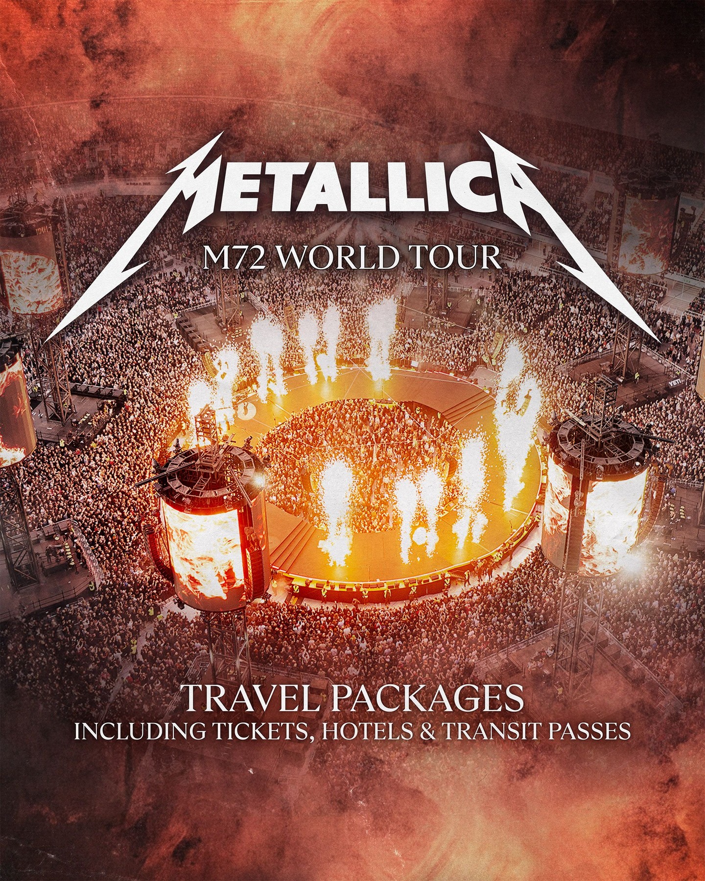 Metallica Unveils 2026 European Tour Packages Metallica 2026 Europe: Exclusive travel deals with hotels, tickets, & passes for fans.!!!