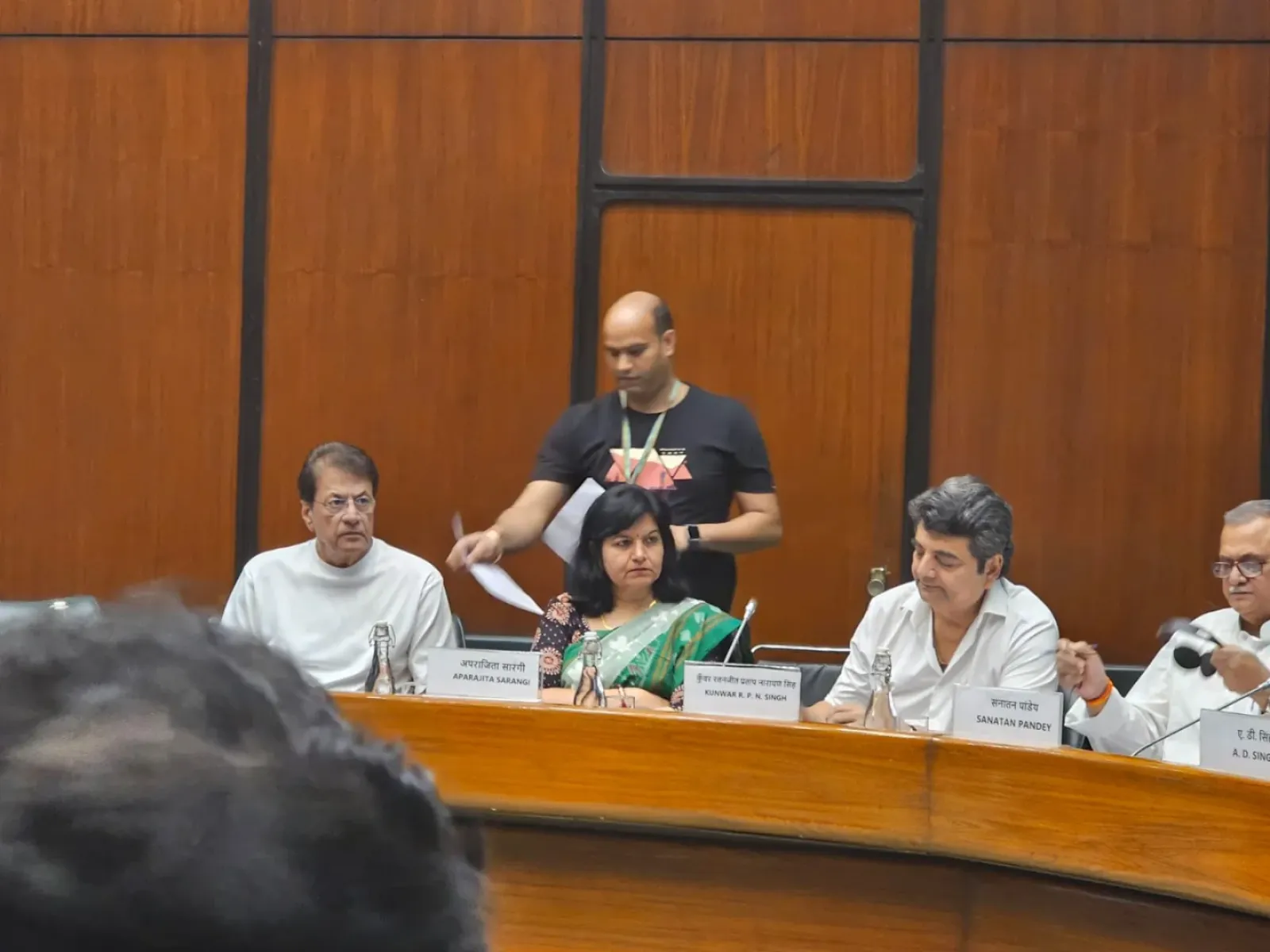 Ministry Meeting: Jai Shree Ram at Standing Committee Arun Govil attends committee meeting at the Ministry of External Affairs with zeal on top