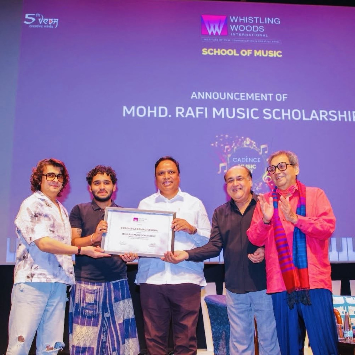 Mohd Rafi Scholarship Honors Music Talent Subhash Ghai and Sonu Nigam mark musical brilliance with inaugural scholarship ceremony.!!!