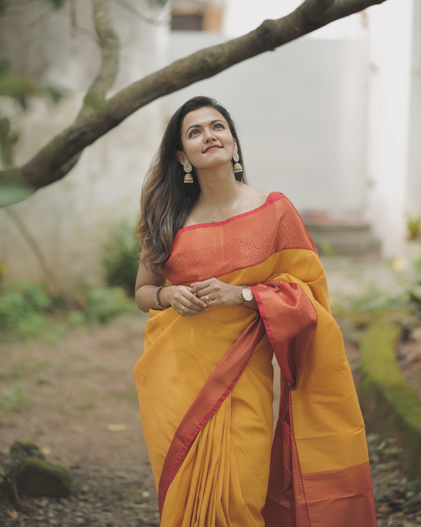 Moonlit Saree Look Stuns Aparna Das