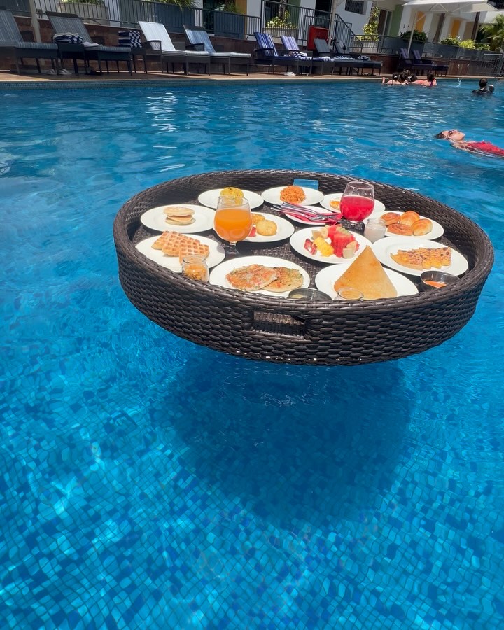 Morning Luxury in Goa: Romanch Mehta’s Floating Breakfast