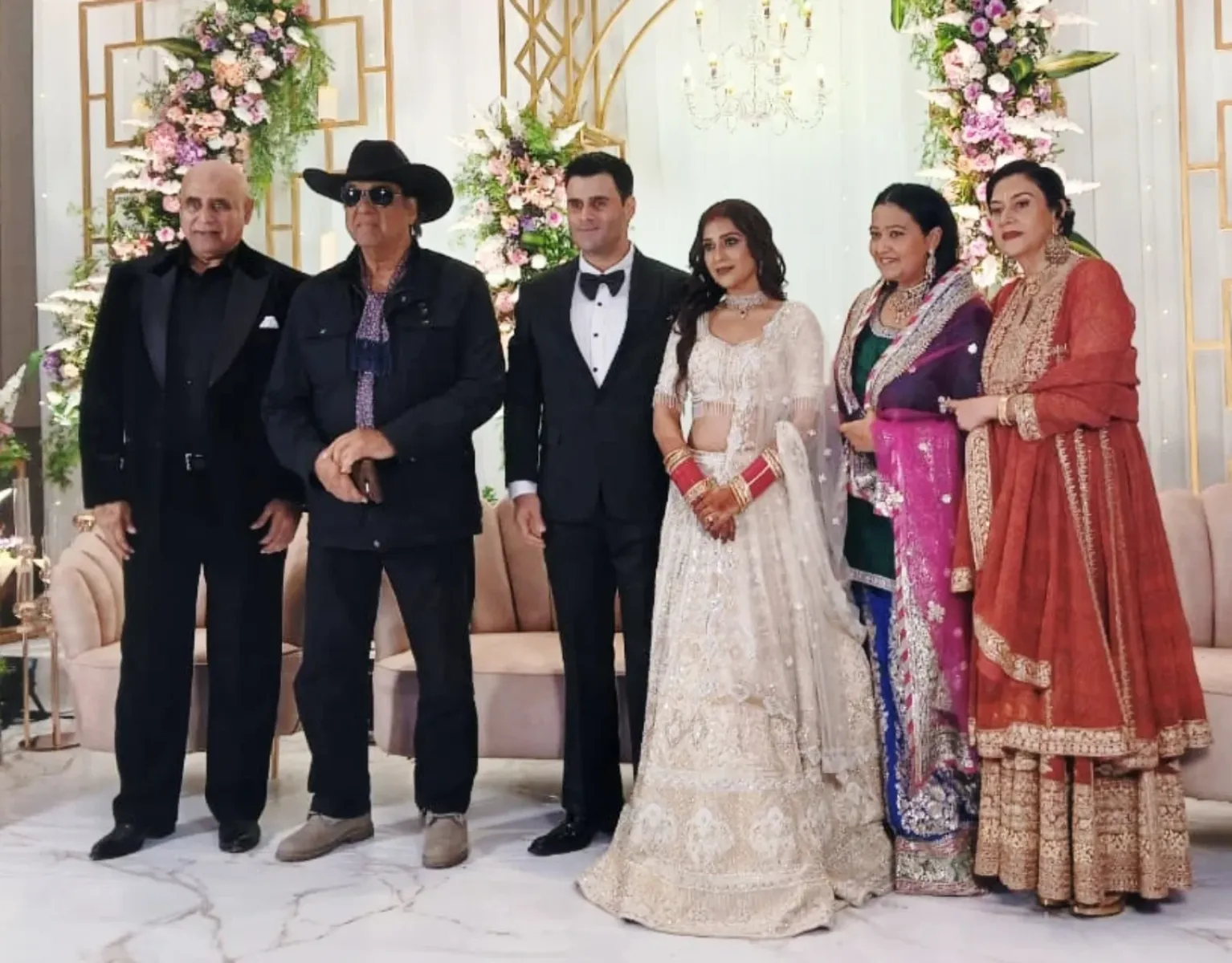 Mukesh Khanna Blesses Wedding: Dwapar Meets Kali Yuga Legendary actor Mukesh Khanna attends wedding reception, uniting mythic eras with blessing.