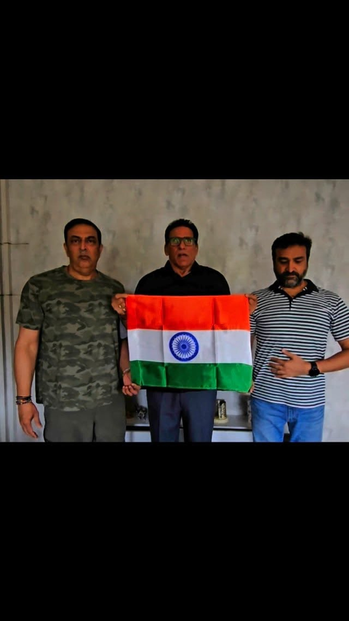 The veteran actor underscores peace, yet vows a firm response should terror strike again!!