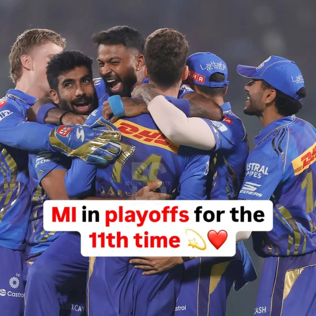 Mumbai Indians Fans Buzz Online Bollywood Society ignites digital fans with vivid reels celebrating Mumbai Indians zeal!!
